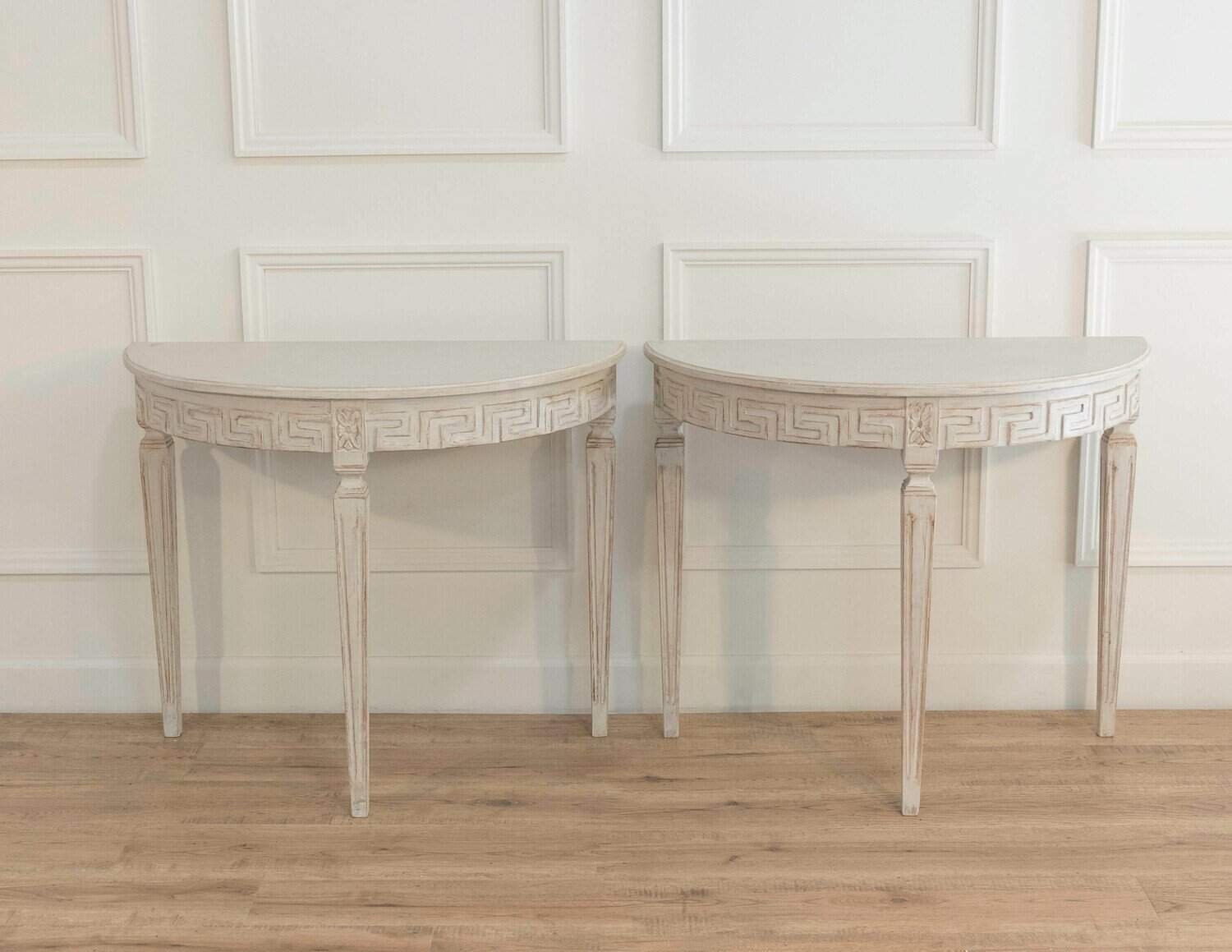 Swedish Demi Lune Consoles 1880 - JAA