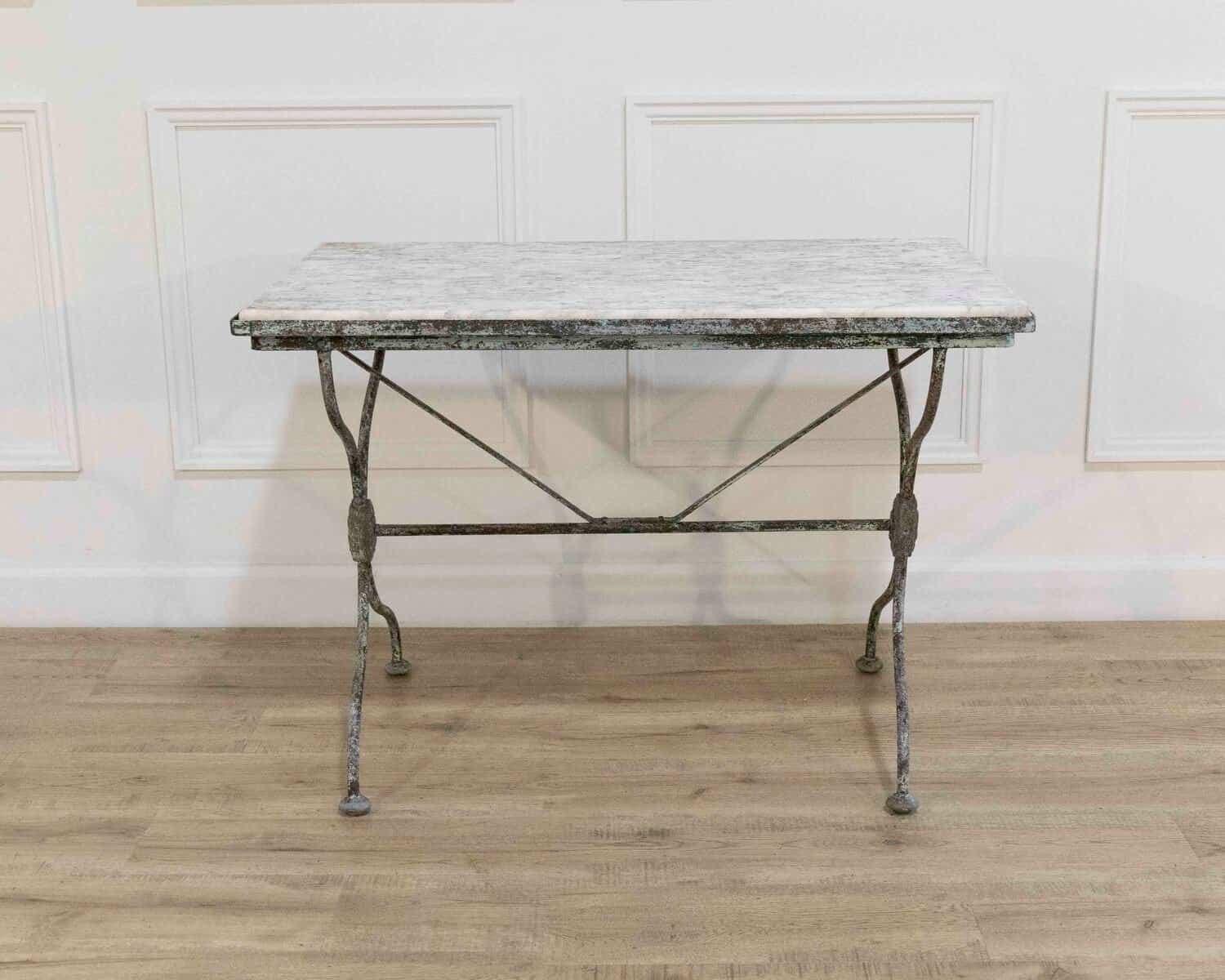 19th century wrought iron table - JAA