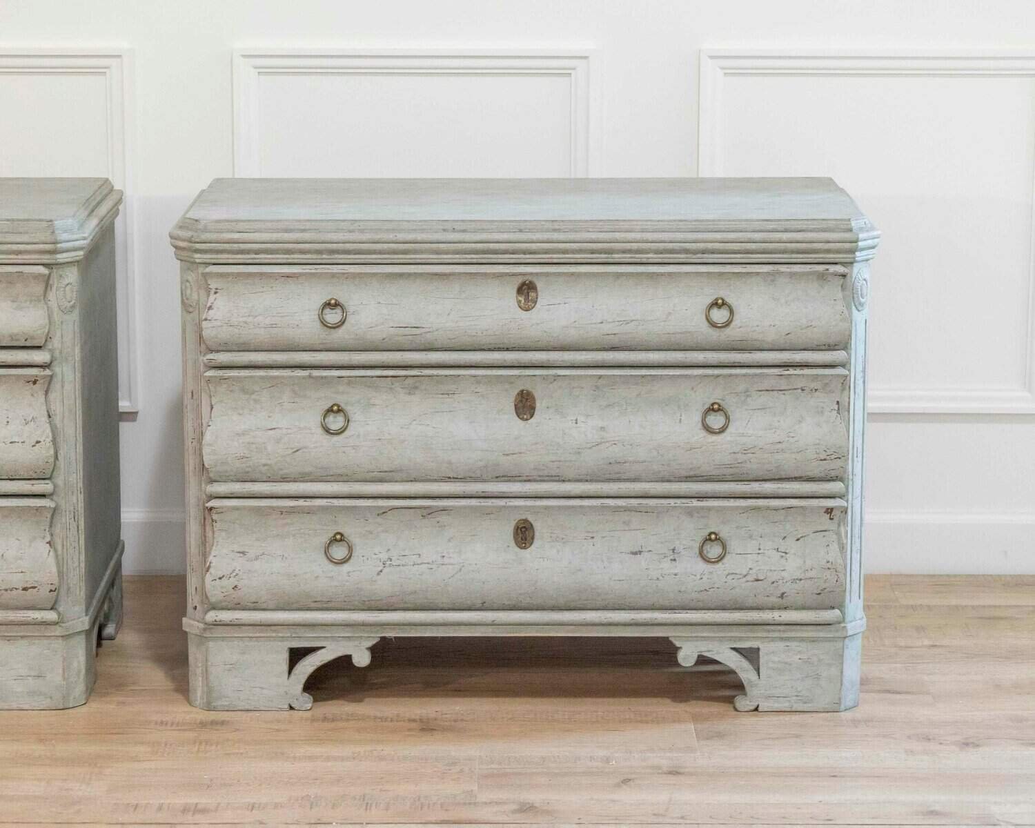 A Pair of 19th Century Swedish Chests - JAA