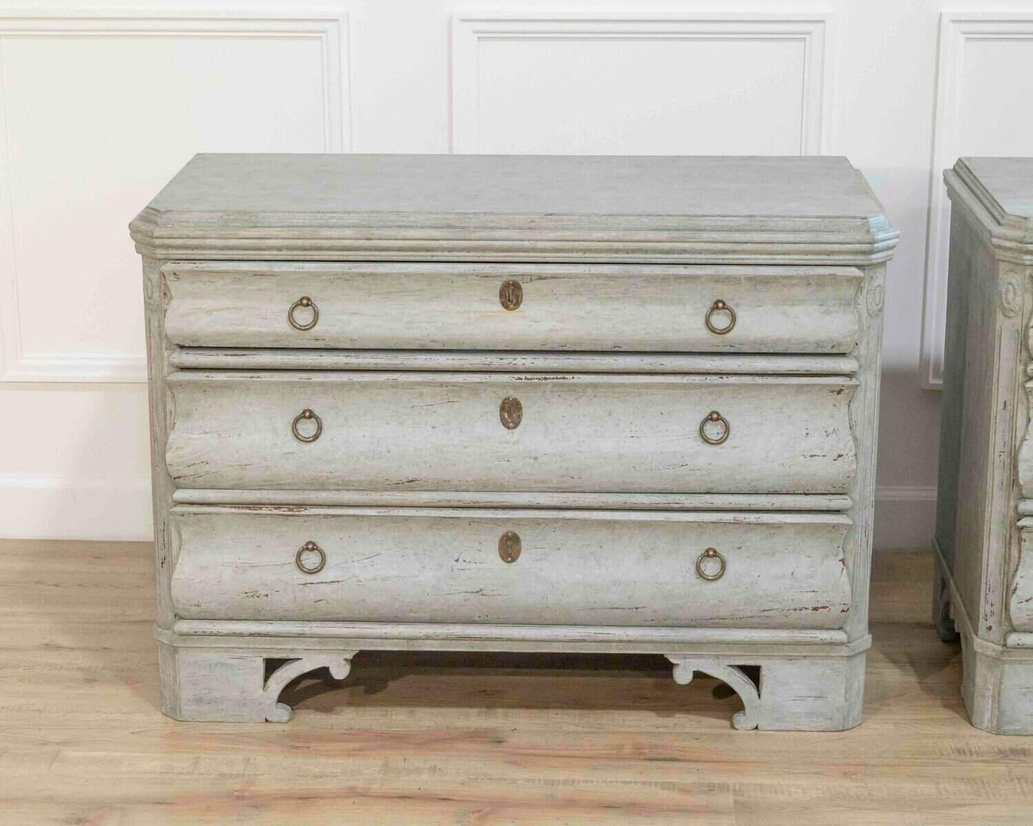 A Pair of 19th Century Swedish Chests - JAA