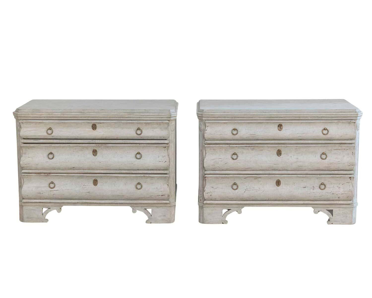 A Pair of 19th Century Swedish Chests