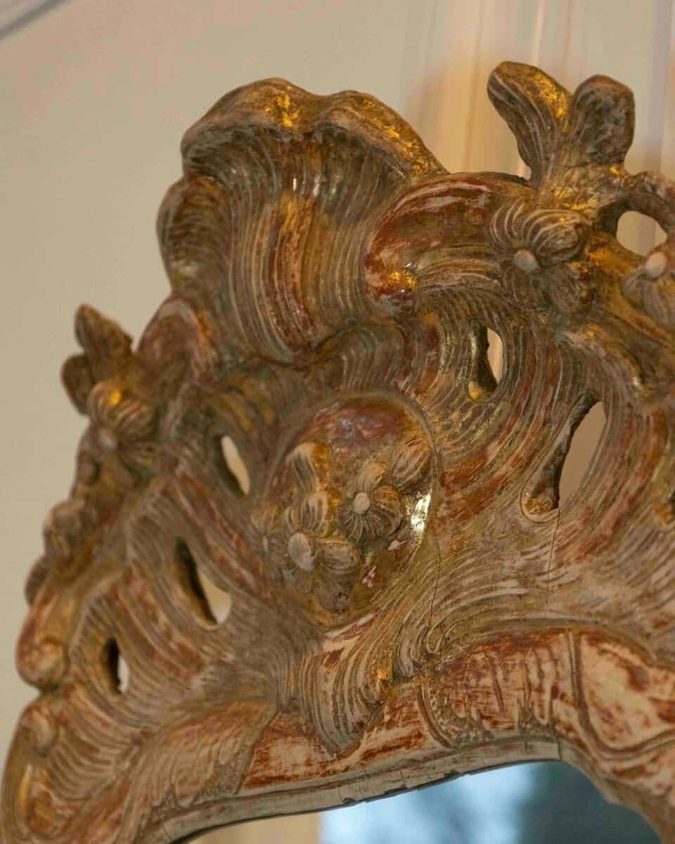 ON HOLD - Period Rococo Mirror, Sweden, Late 18th Century - JAA