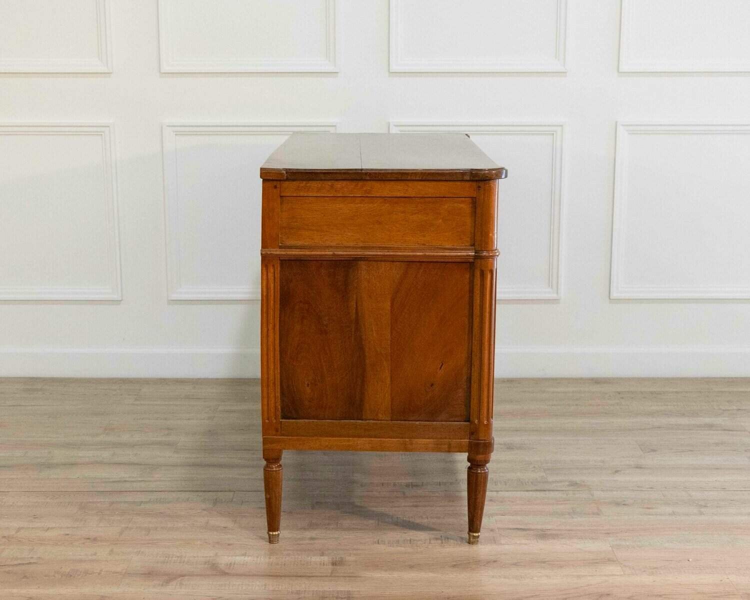 Louis XVI Style Walnut Chest Of Drawers - JAA