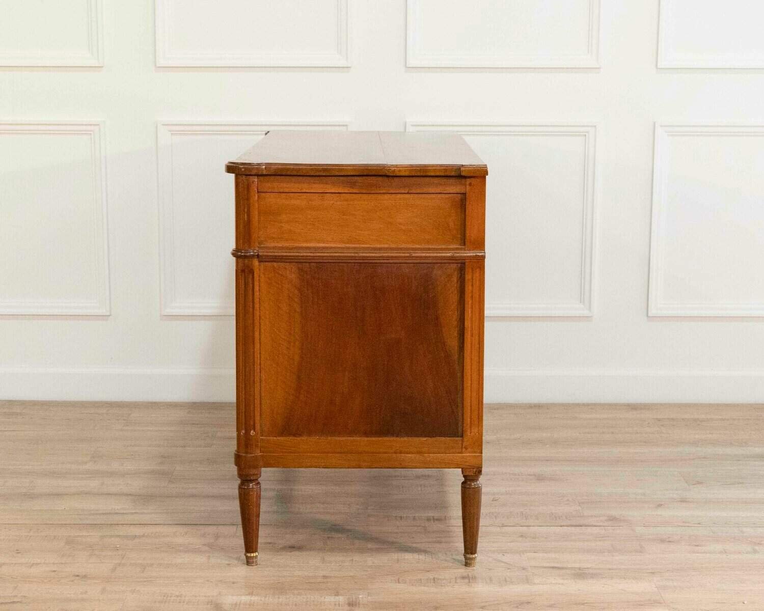 Louis XVI Style Walnut Chest Of Drawers - JAA