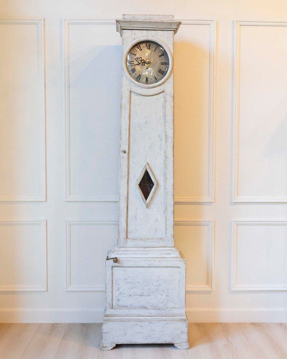 Swedish Gustavian Neoclassical Longcase Clock, Circa 1800 - JAA