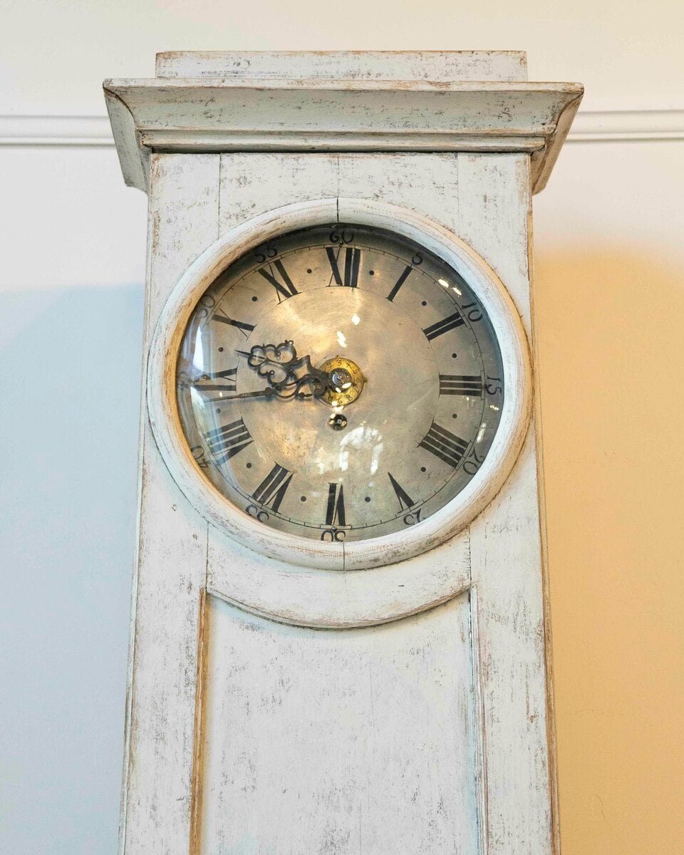 Swedish Gustavian Neoclassical Longcase Clock, Circa 1800 - JAA