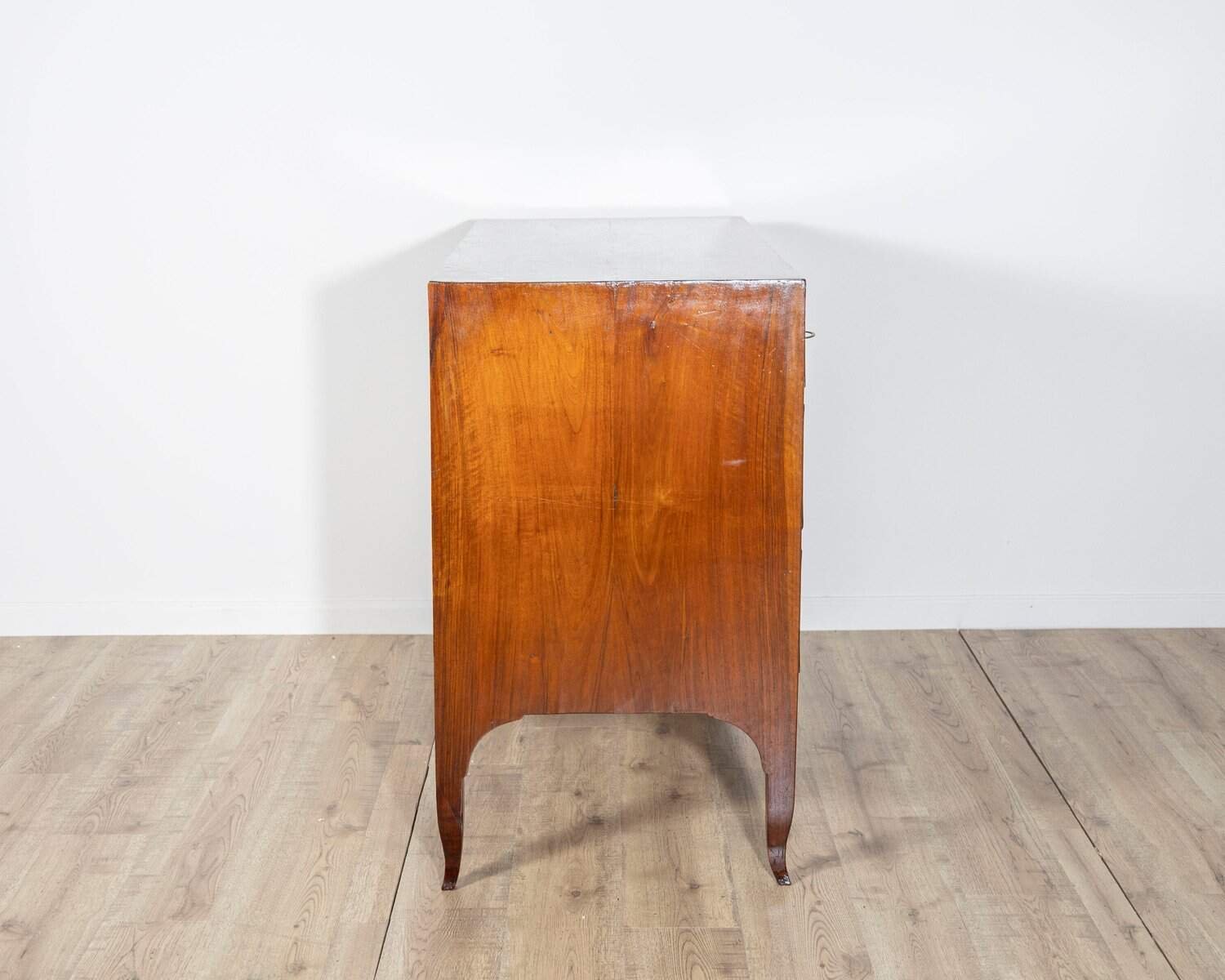 Antique Directoire Chest Of Drawers In Walnut - Italy 18th - JAA