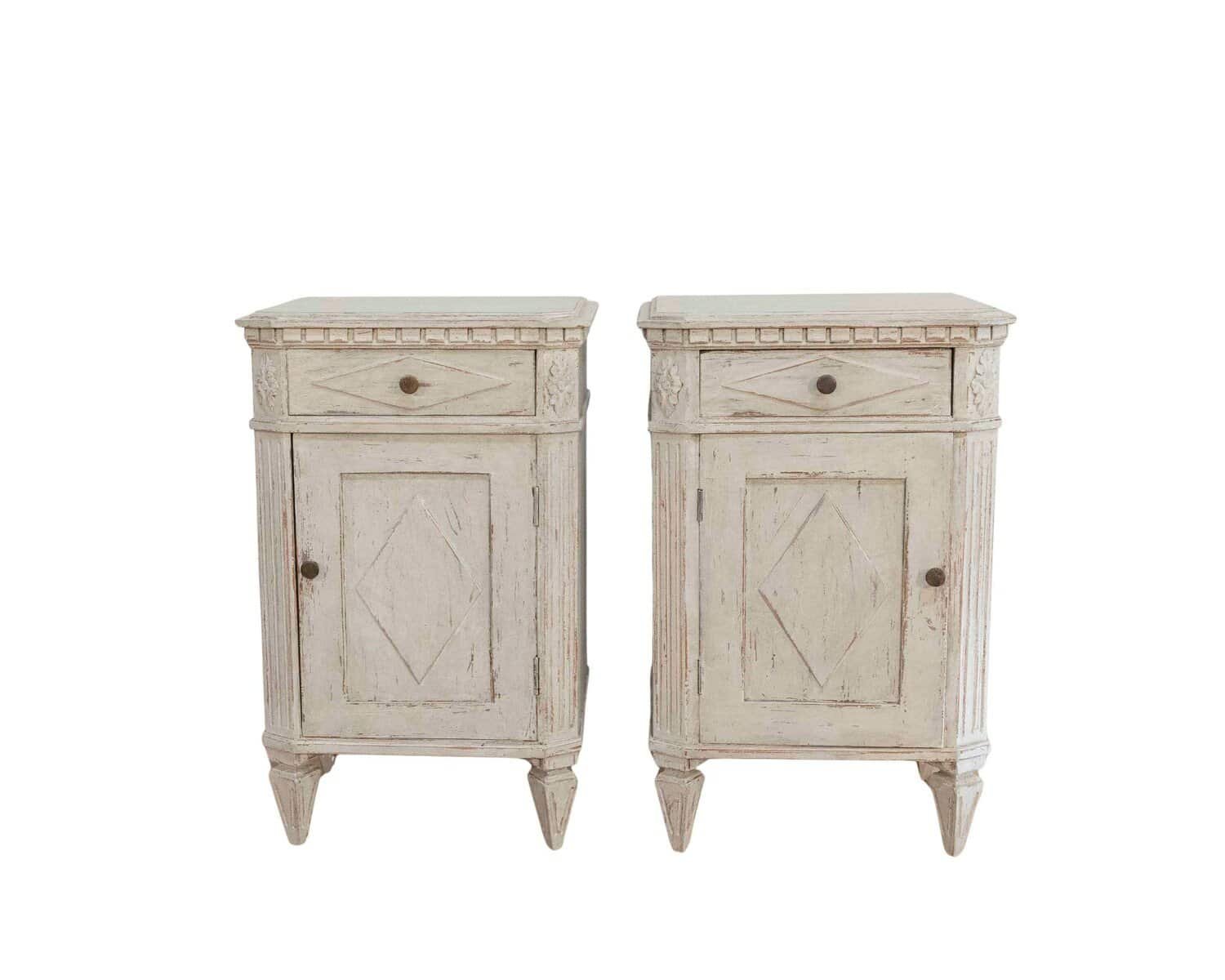 On Hold - Pair of Swedish Bedside Tables, ca. 1910
