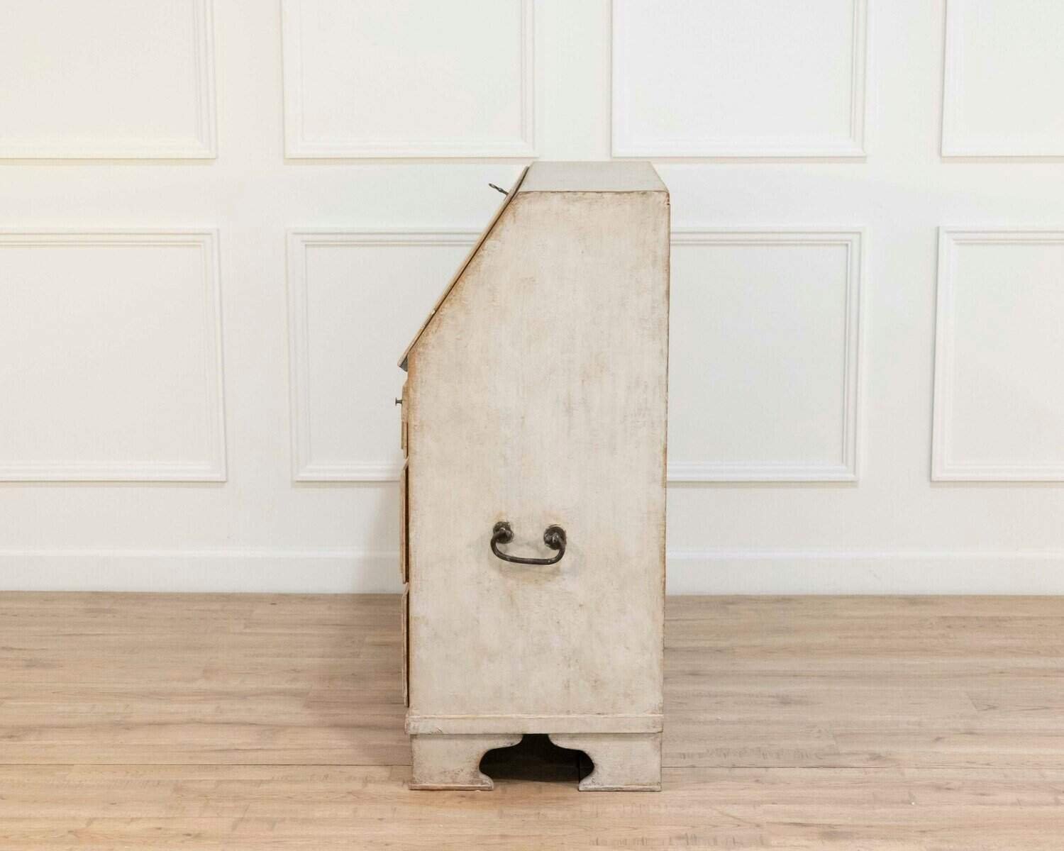 Mid-19th Century Swedish Painted Secretary in Pine, circa 1840–1850 - JAA