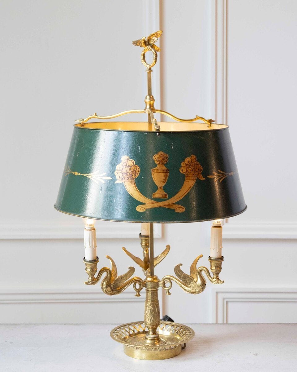 20th Century French Tole Lamp Circa 1900 - JAA