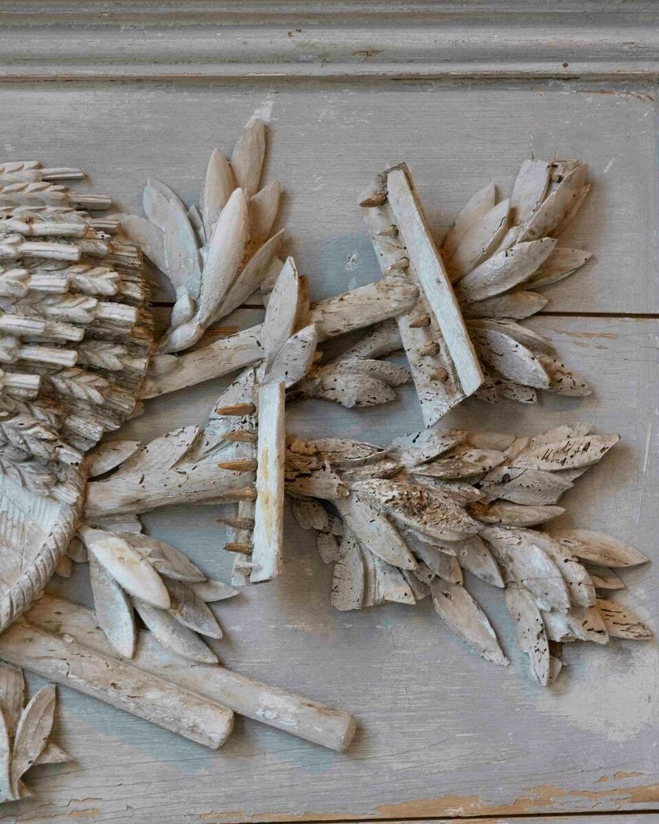 French Louis XVI Period Carved Wood Panel, 18th Century - JAA