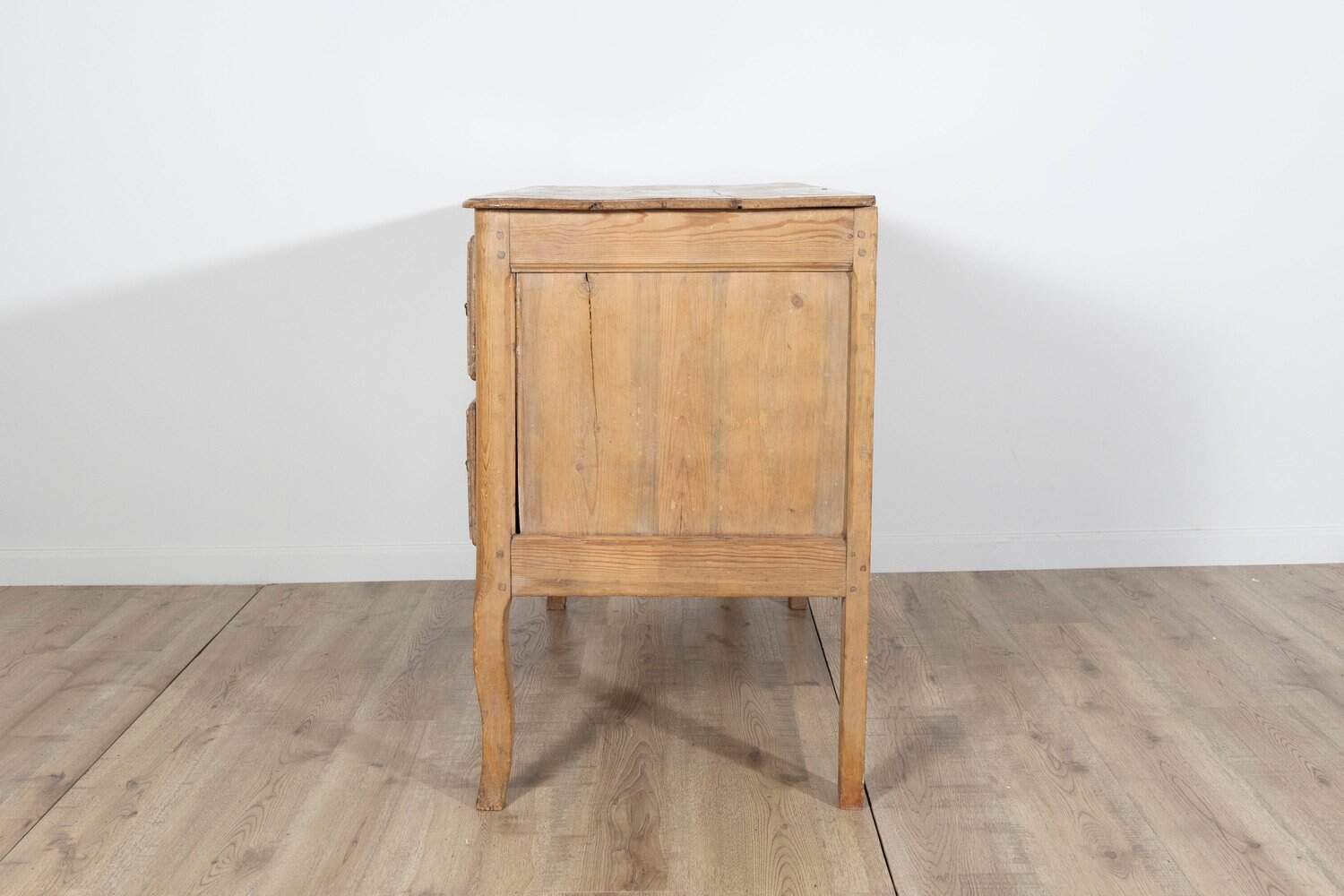 French 18th Century Provincial Two-Drawer Commode in Rustic Oak - JAA