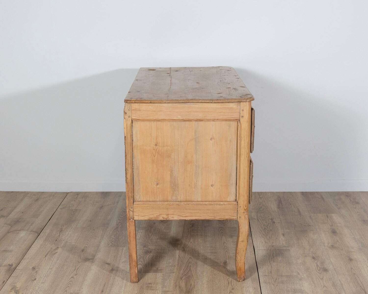 French 18th Century Provincial Two-Drawer Commode in Rustic Oak - JAA