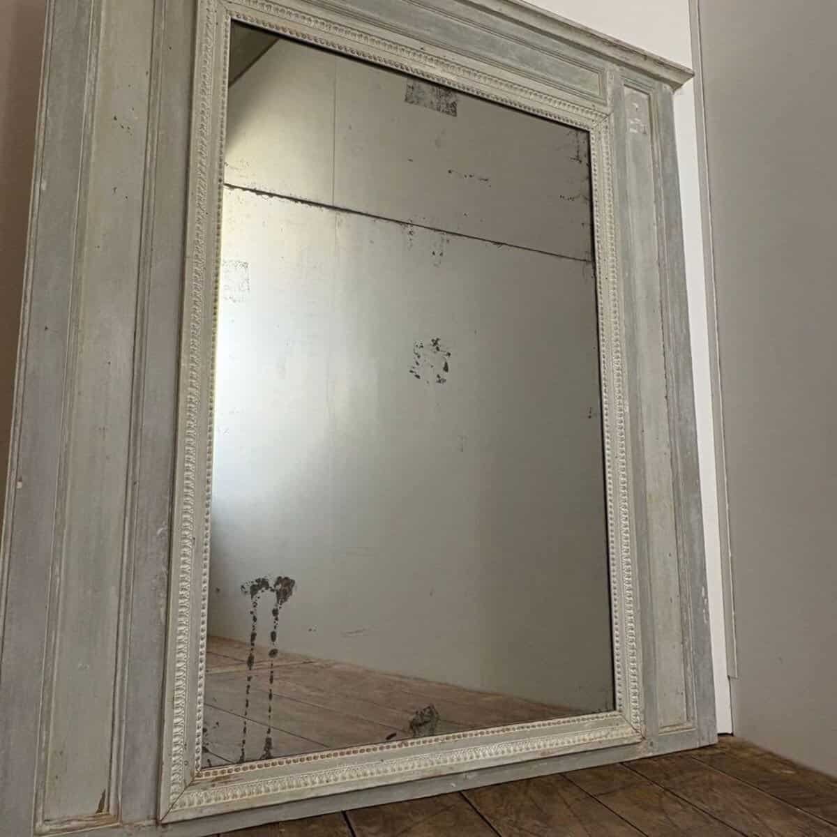 Danish 18th Century Louis XVI Wood Panel Trumeau - JAA