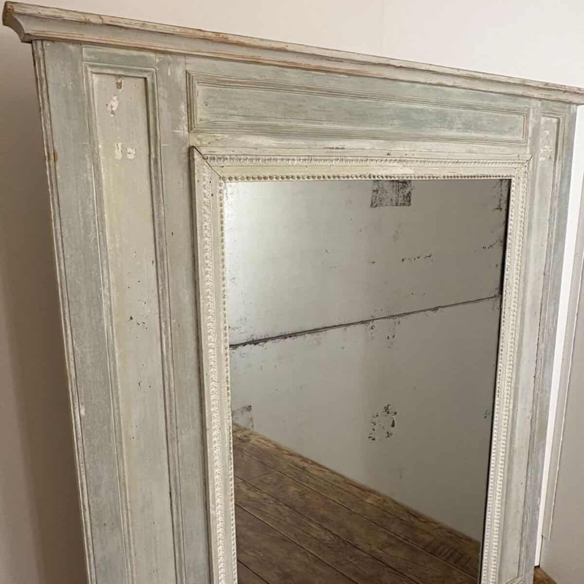 Danish 18th Century Louis XVI Wood Panel Trumeau - JAA