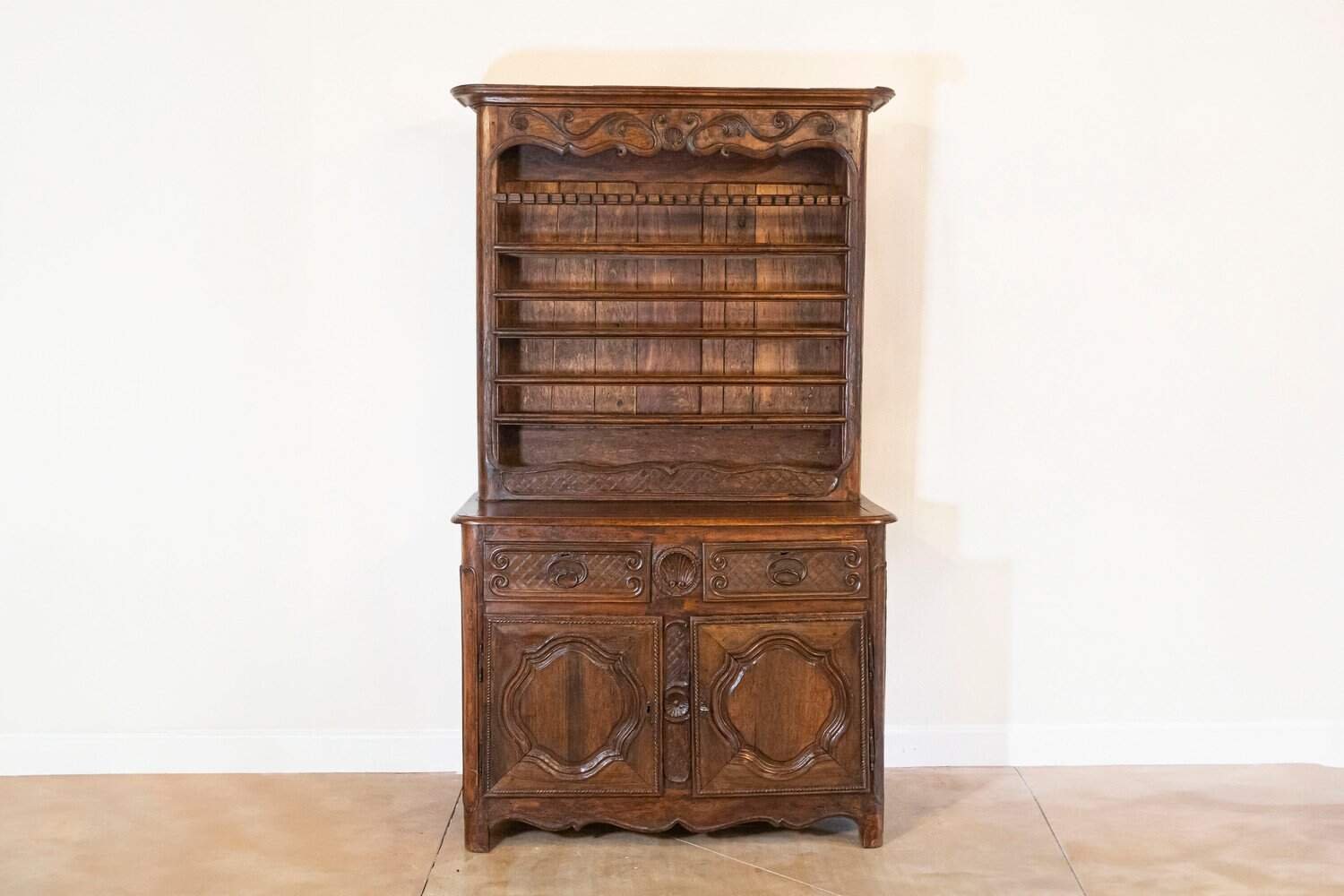 French Chestnut 18th Century Vaiselier Circa 1790 - JAA