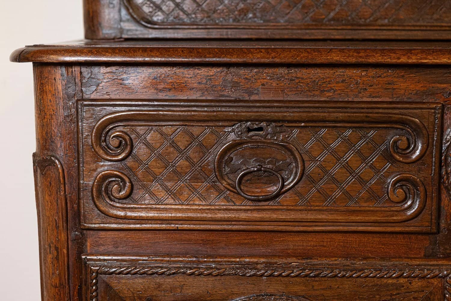 French Chestnut 18th Century Vaiselier Circa 1790 - JAA