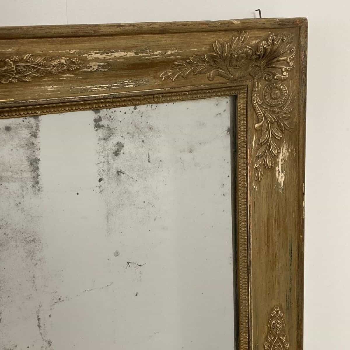 Danish 19th Century Empire Mercury Mirror - JAA