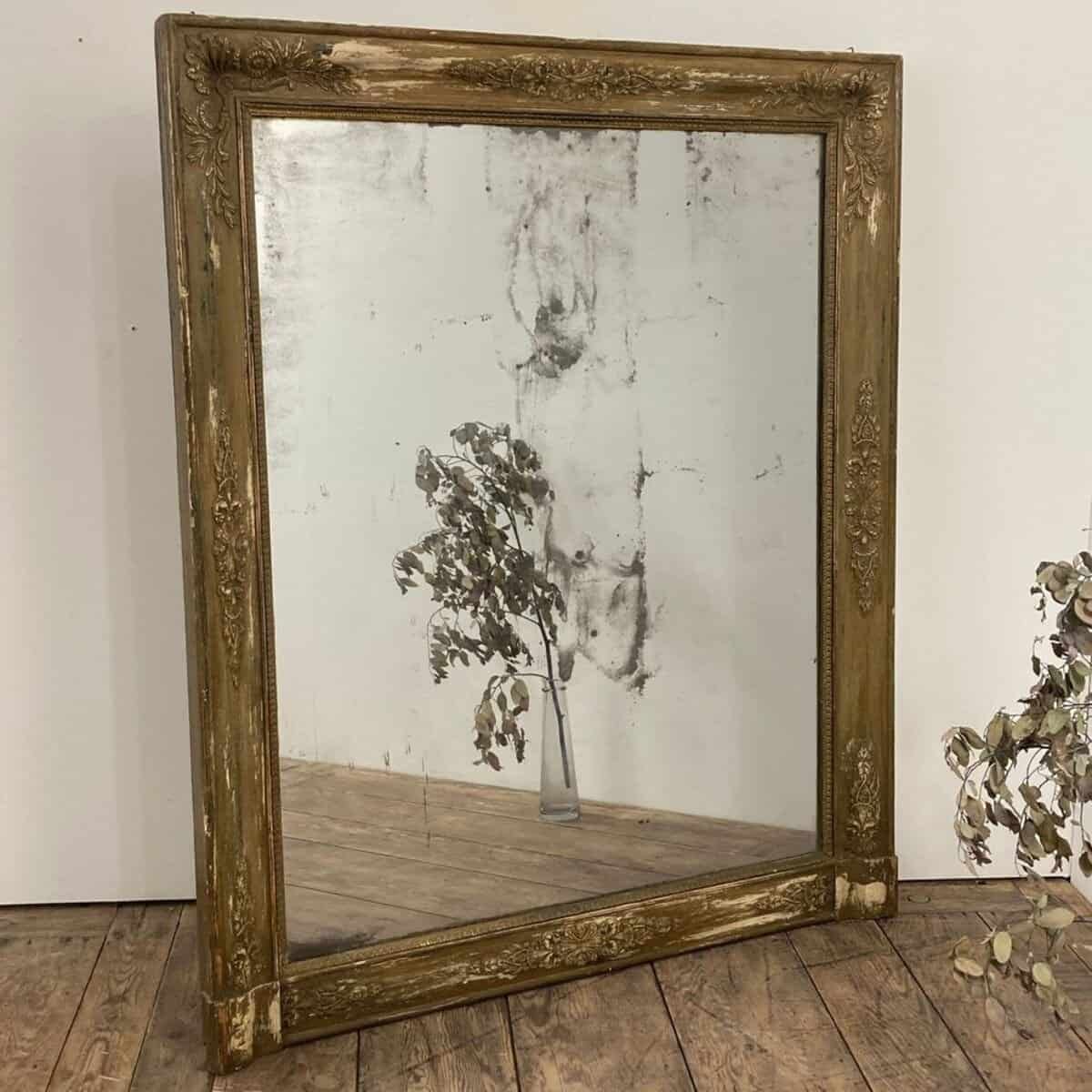 Danish 19th Century Empire Mercury Mirror - JAA
