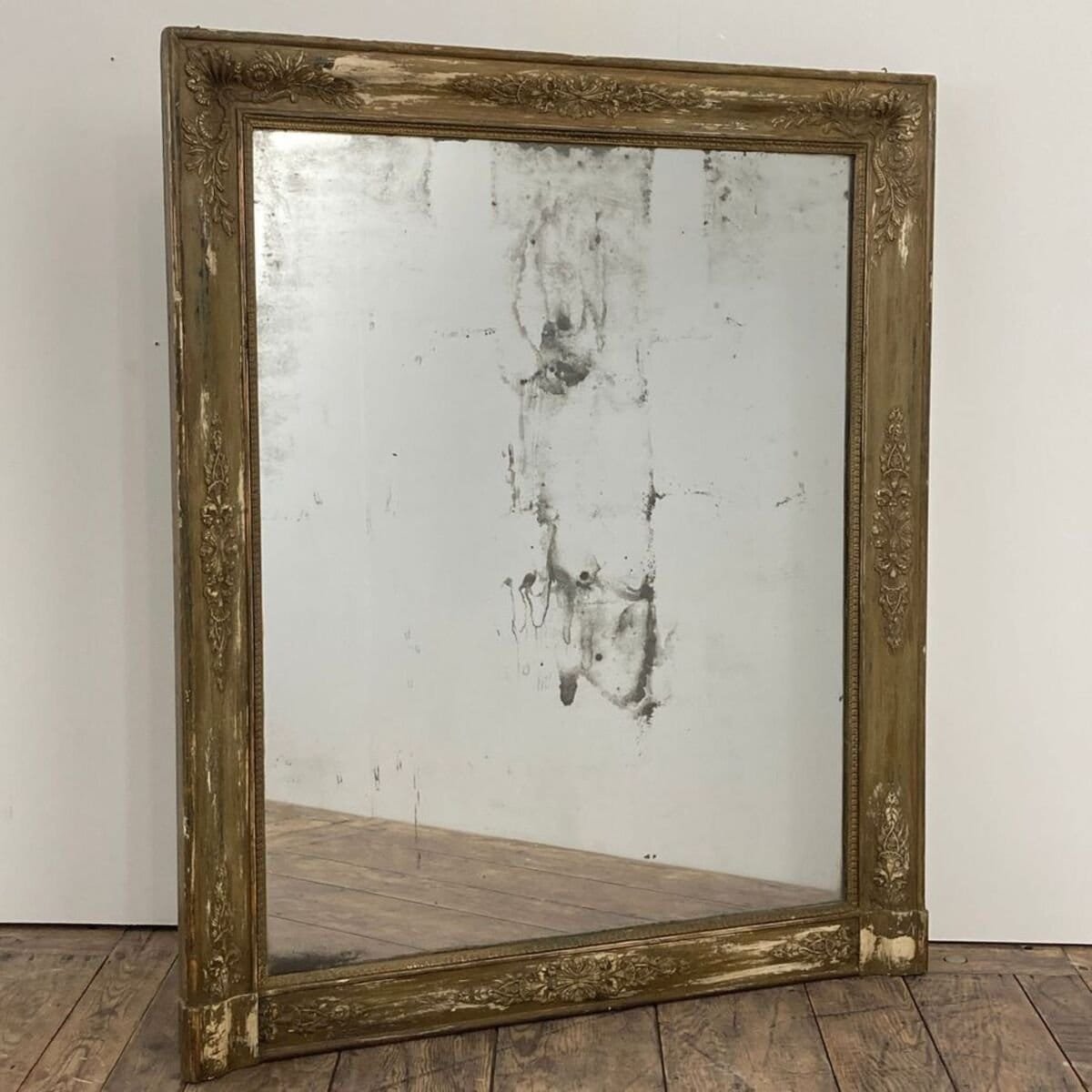Danish 19th Century Empire Mercury Mirror - JAA