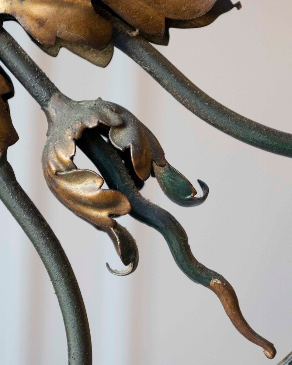 20th Century French Iron Chandelier - JAA