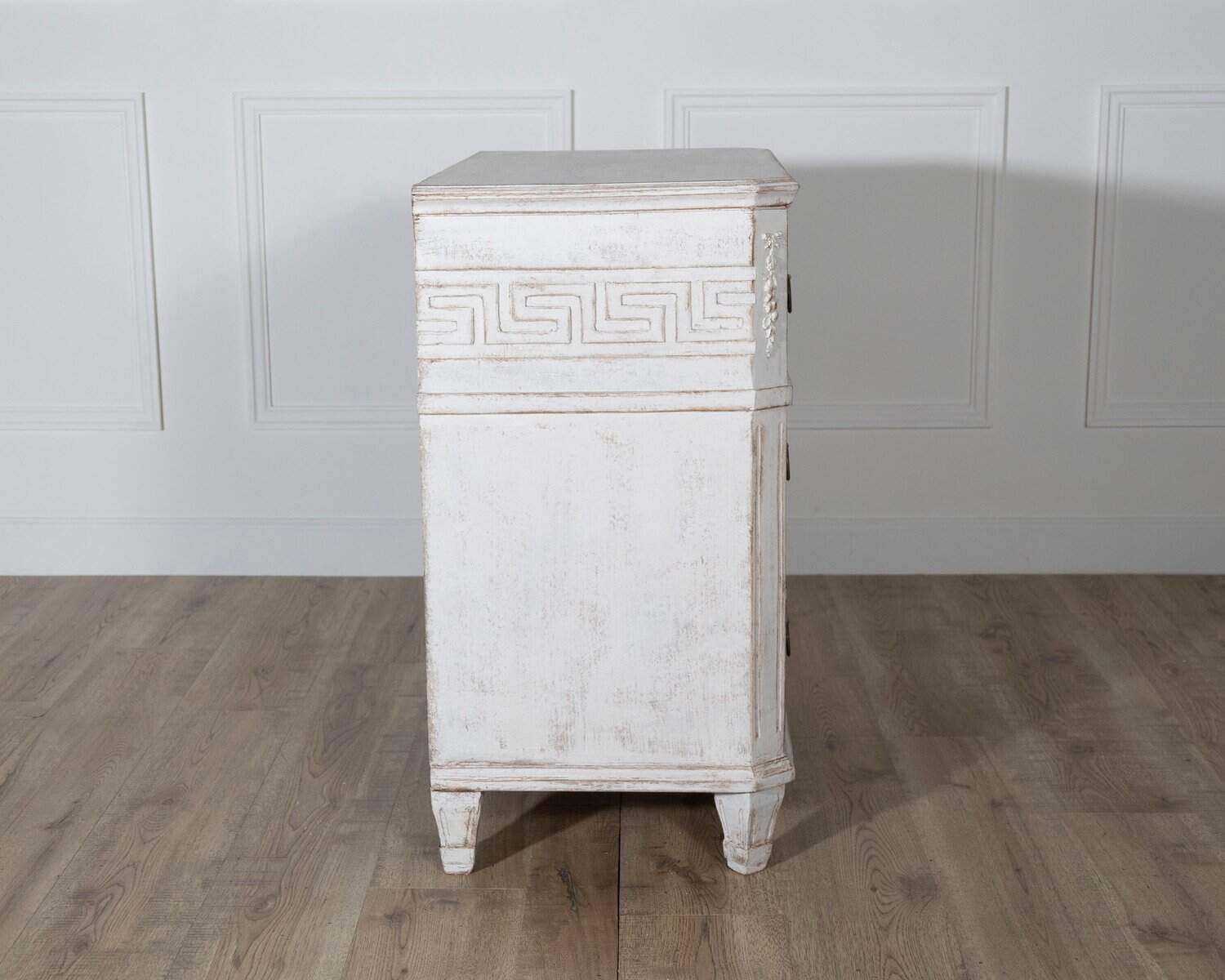 Rare Pair of Swedish Painted Chests, circa 1880 - JAA