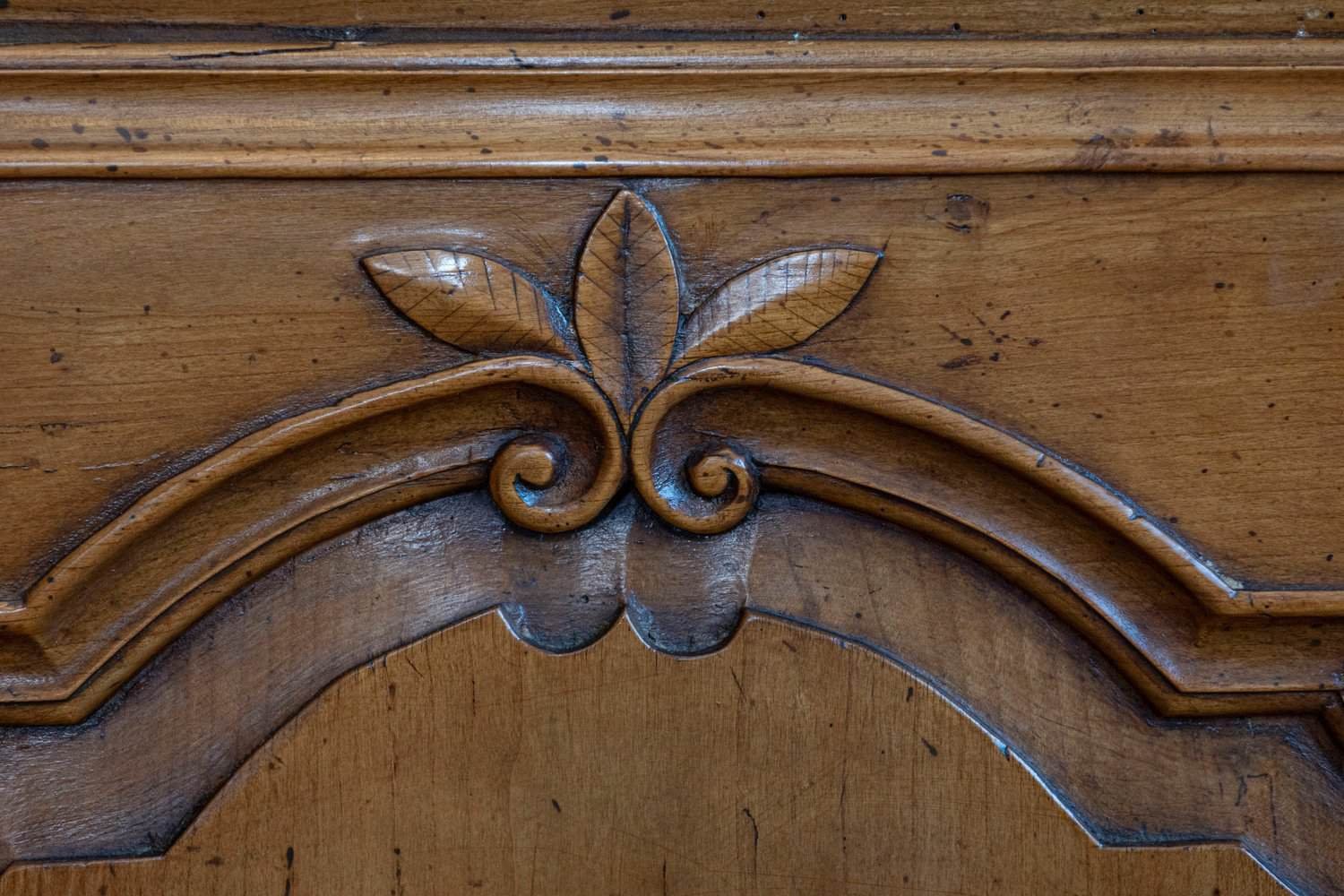 French 18th Century Louis XV Cherry Enfilade with Single Drawer and Three Doors - JAA