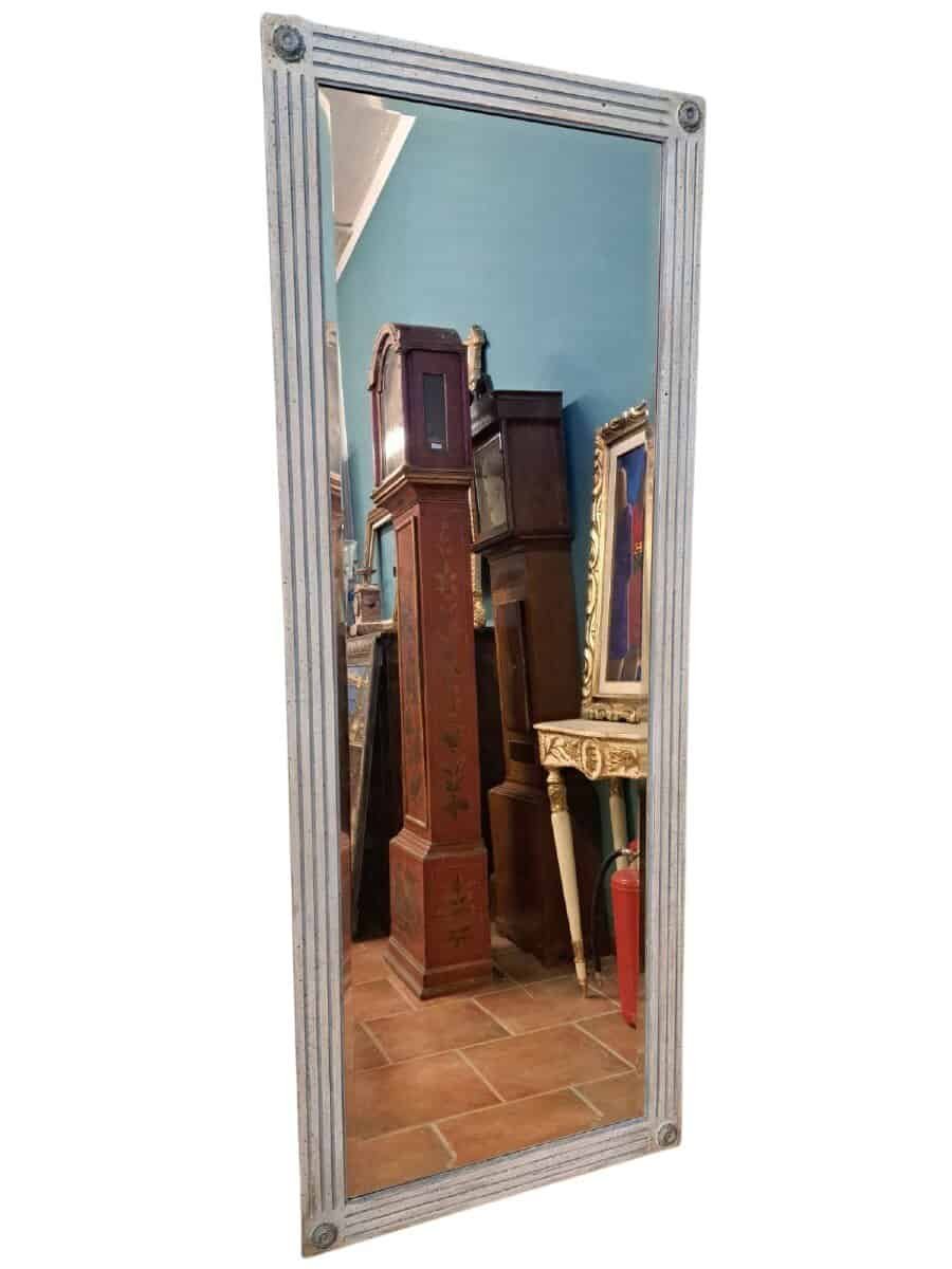 Large Painted Napoleon III Mirror