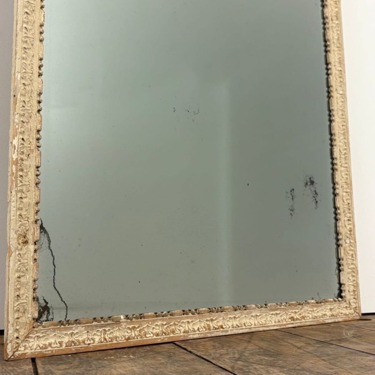 Danish 18th Century Louis XVI Wood Panel Mirror - JAA