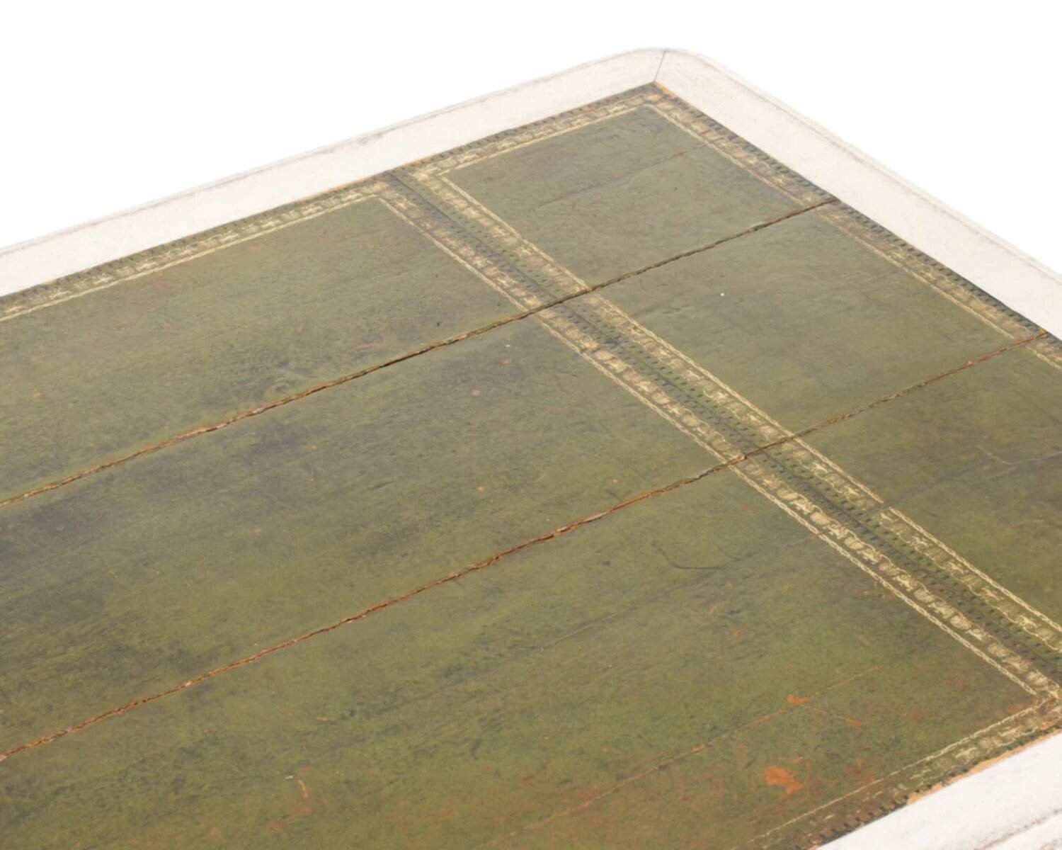 European Early 19th Century Partners Desk with Bronze Mounts and Leather Top, c.1820 - JAA