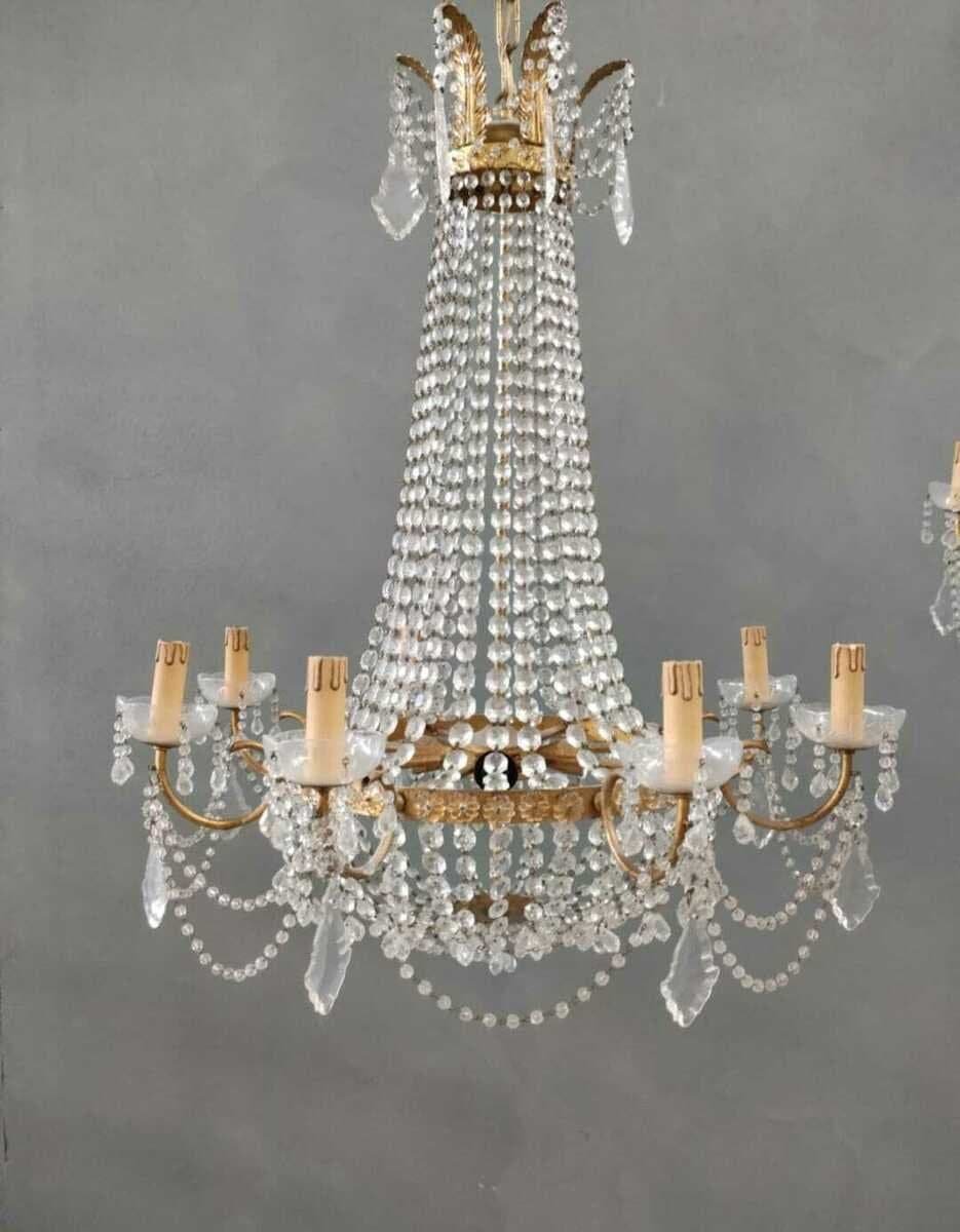 Pair of Italian chandeliers - JAA