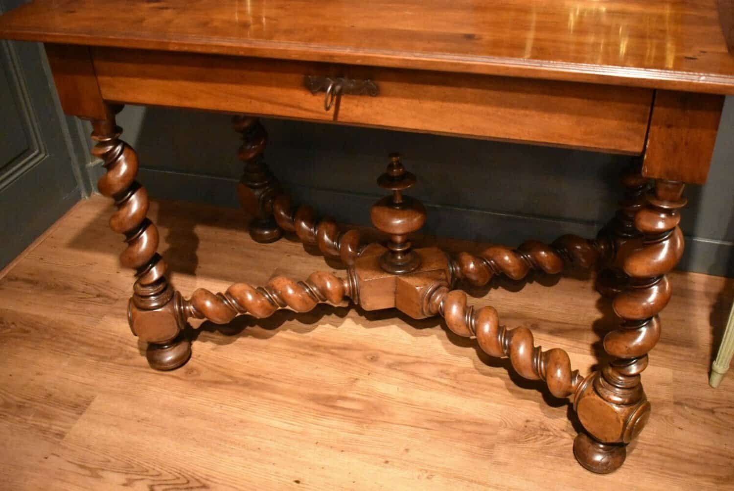 Louis XIII Style Walnut Table - JAA
