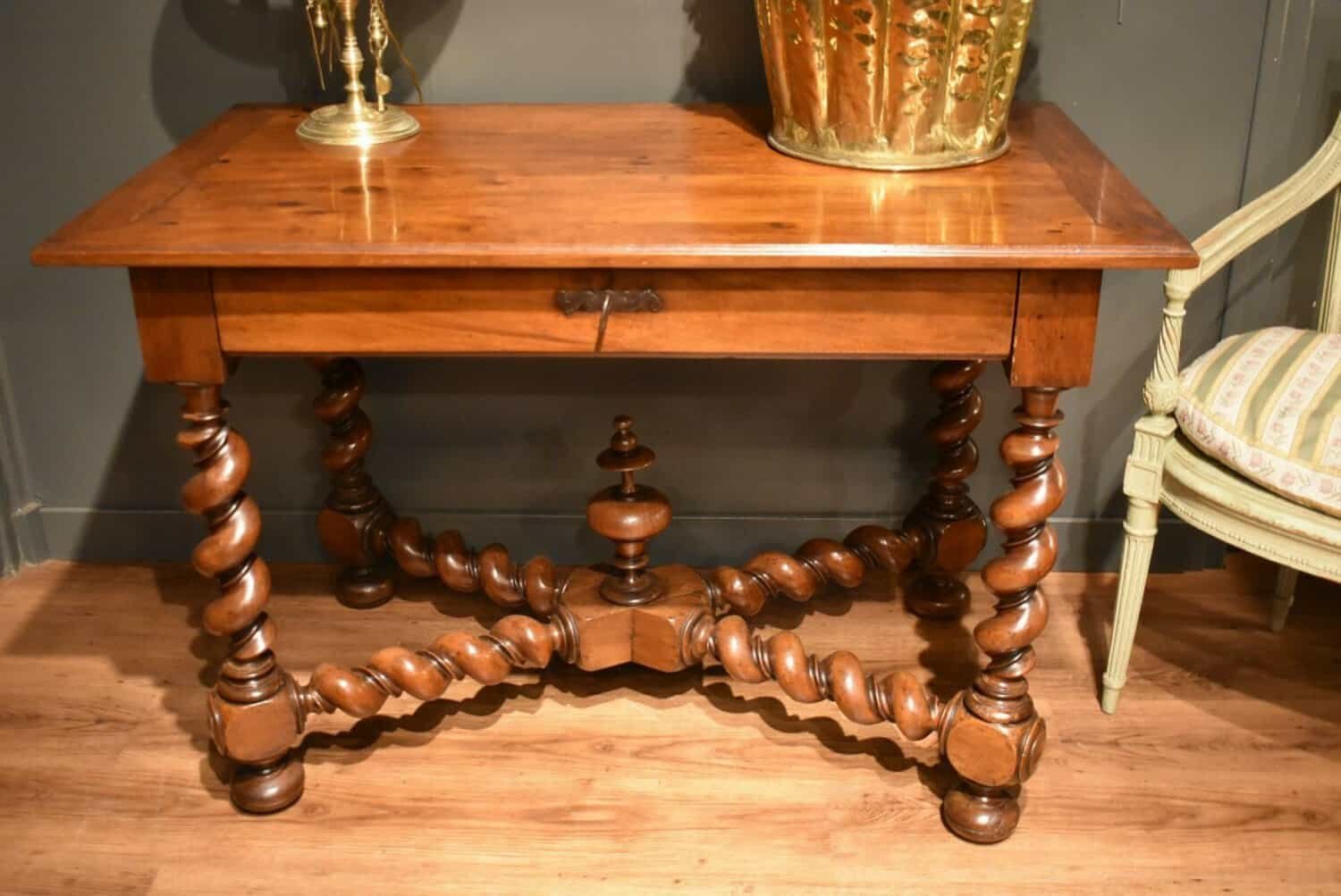 Louis XIII Style Walnut Table - JAA