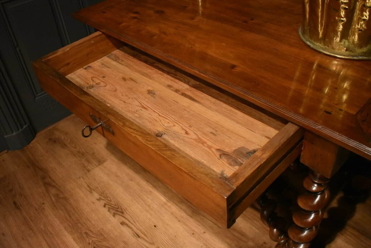 Louis XIII Style Walnut Table - JAA