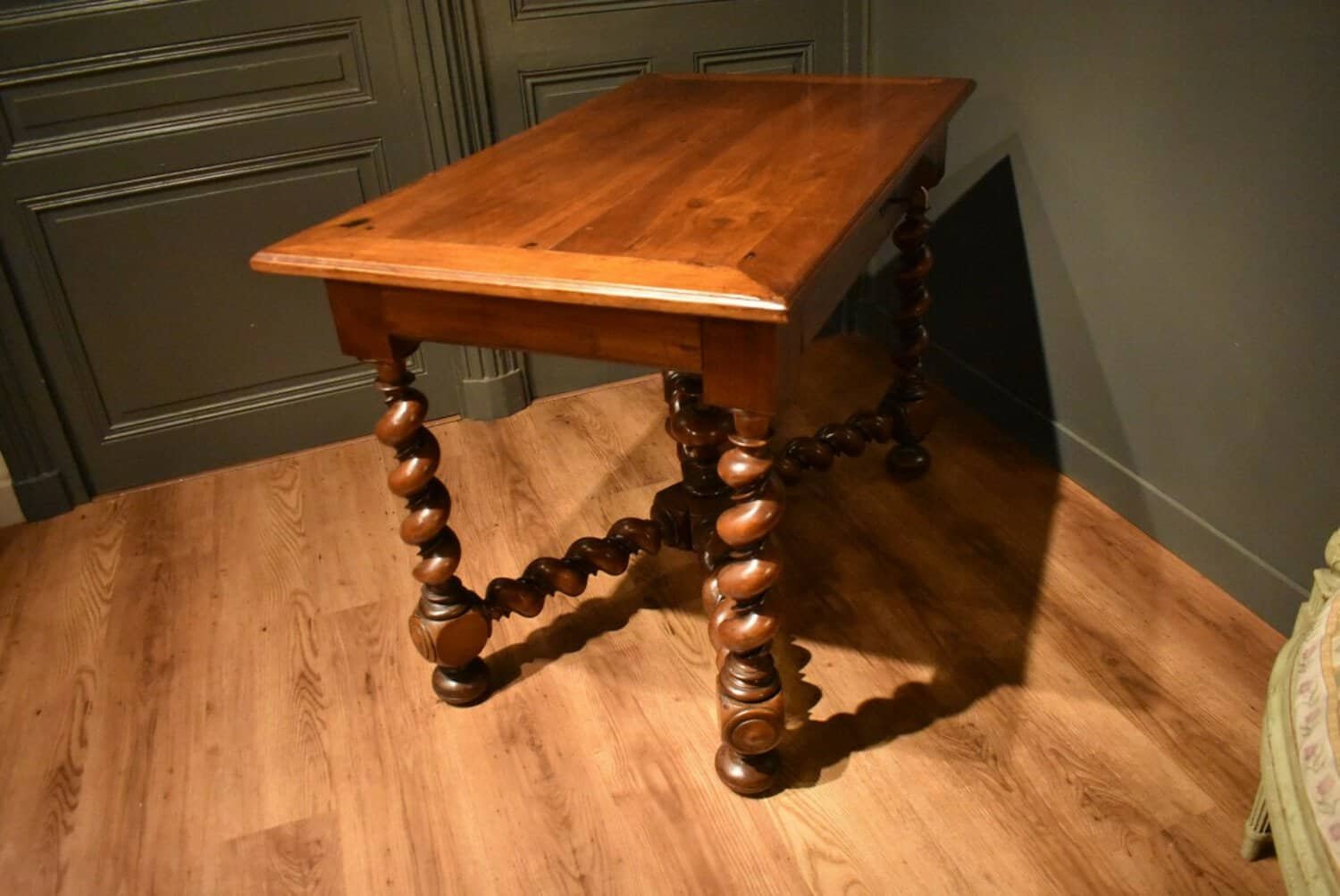 Louis XIII Style Walnut Table - JAA