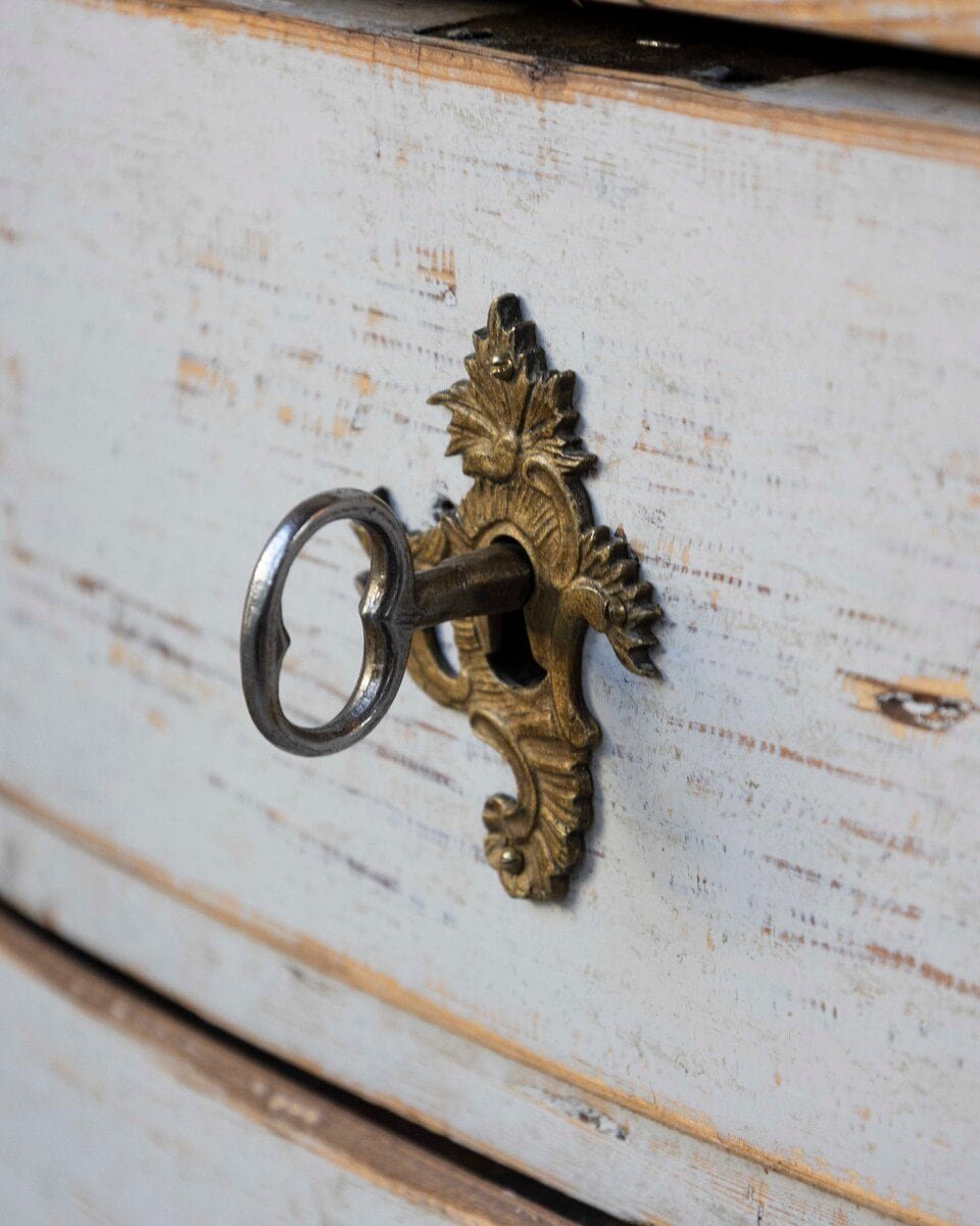 Swedish 18th Century Rococo Commode Circa 1770 - JAA