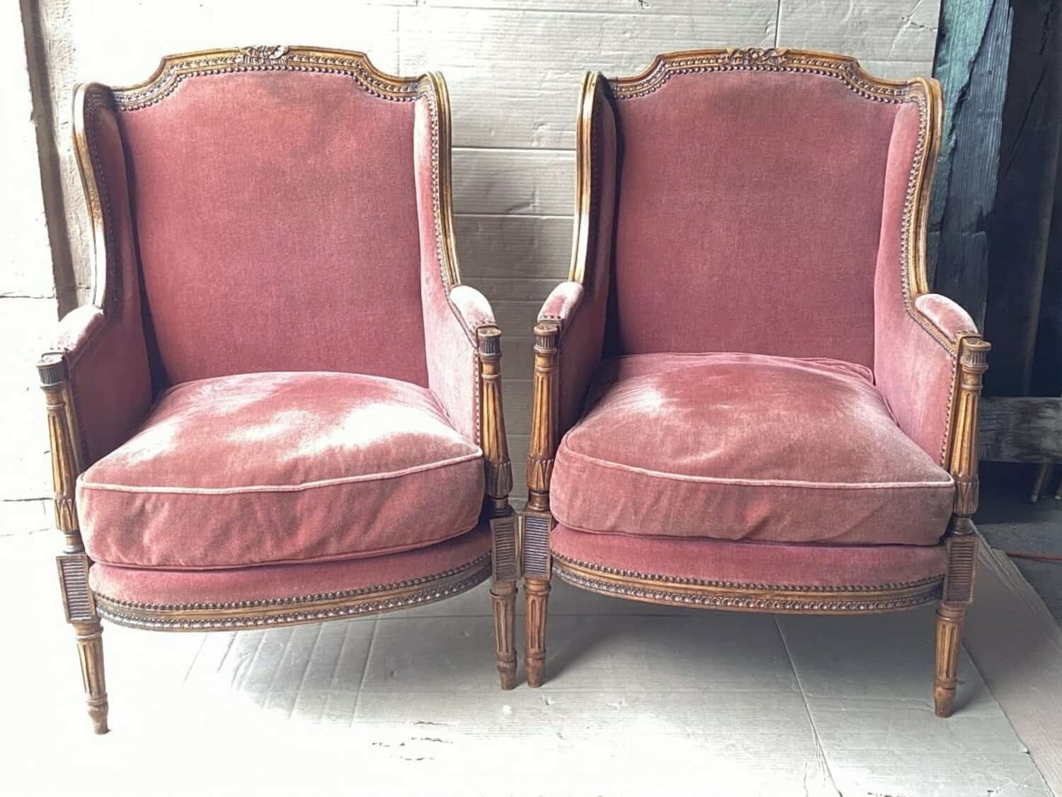 Pair Of Bergeres Directoire - JAA