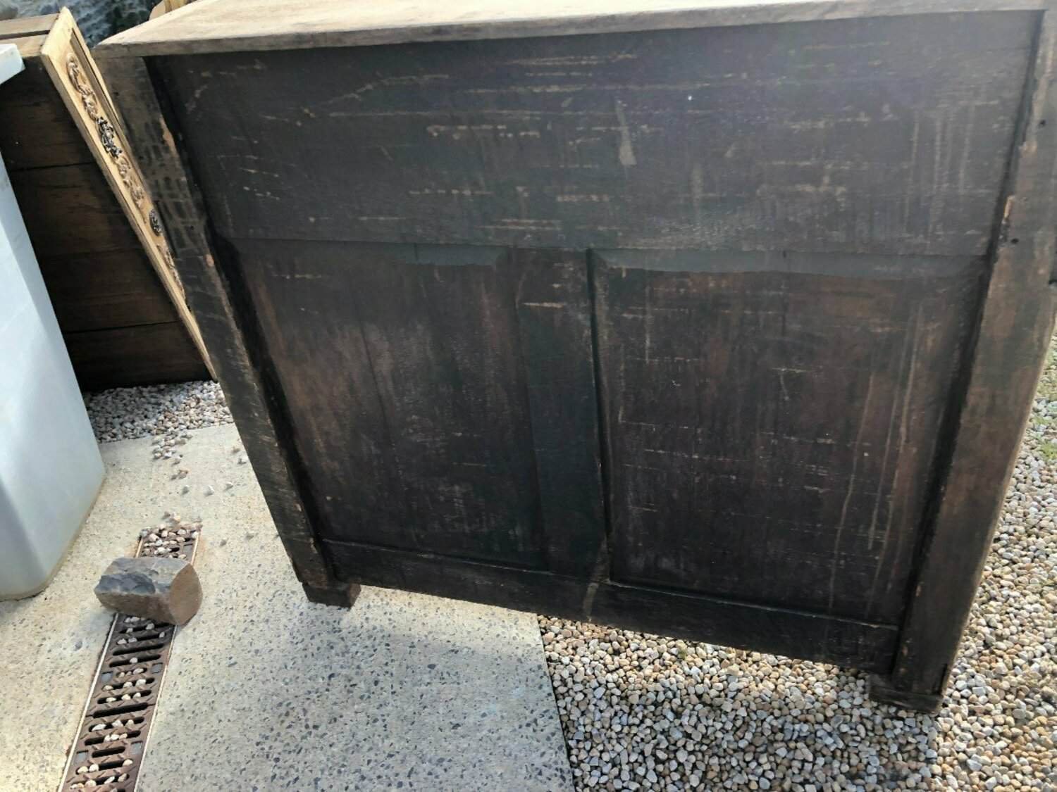 Italian 19th Century Walnut Church Kneeler - JAA