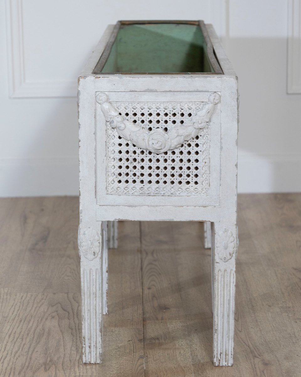 Swedish circa 1900 Gustavian Flower Trough with Zinc Insert - JAA