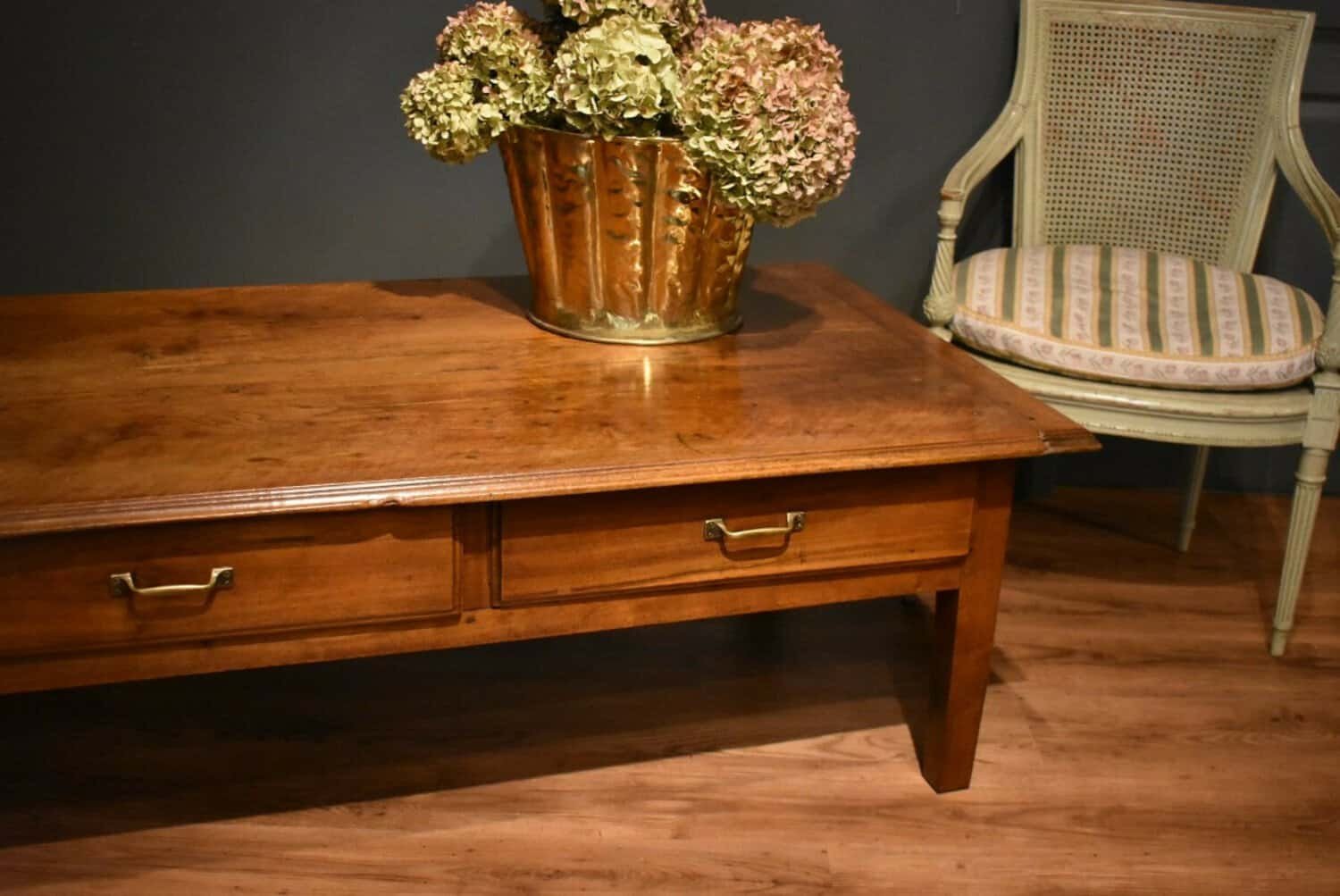 Large Walnut Coffee Table - JAA