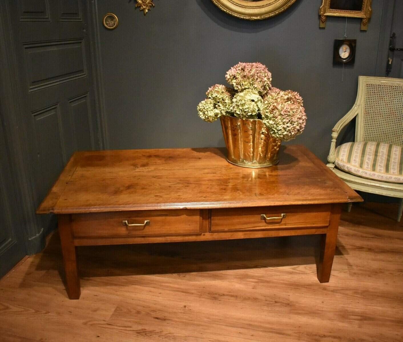 Large Walnut Coffee Table - JAA