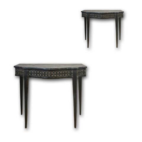 Late 19th Century Pair Of Neoclassical Consolles Tables