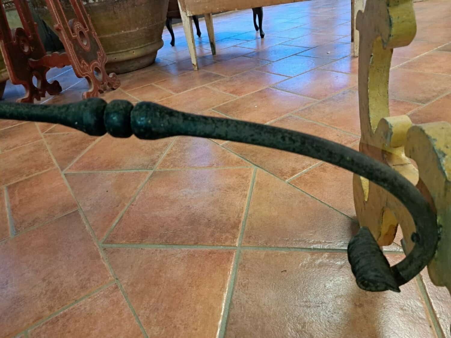 Large Lacquered Lyre Table - JAA