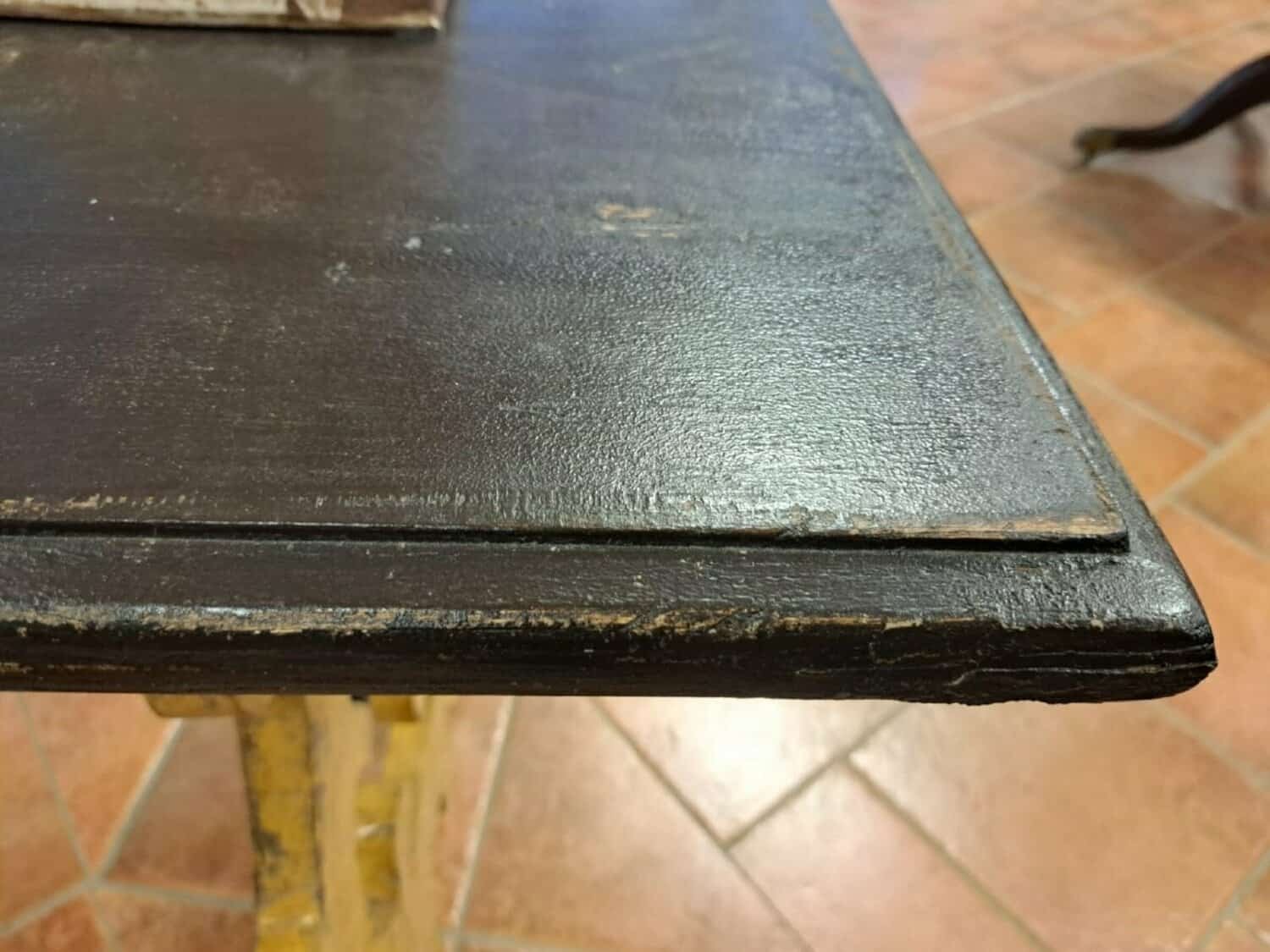 Large Lacquered Lyre Table - JAA