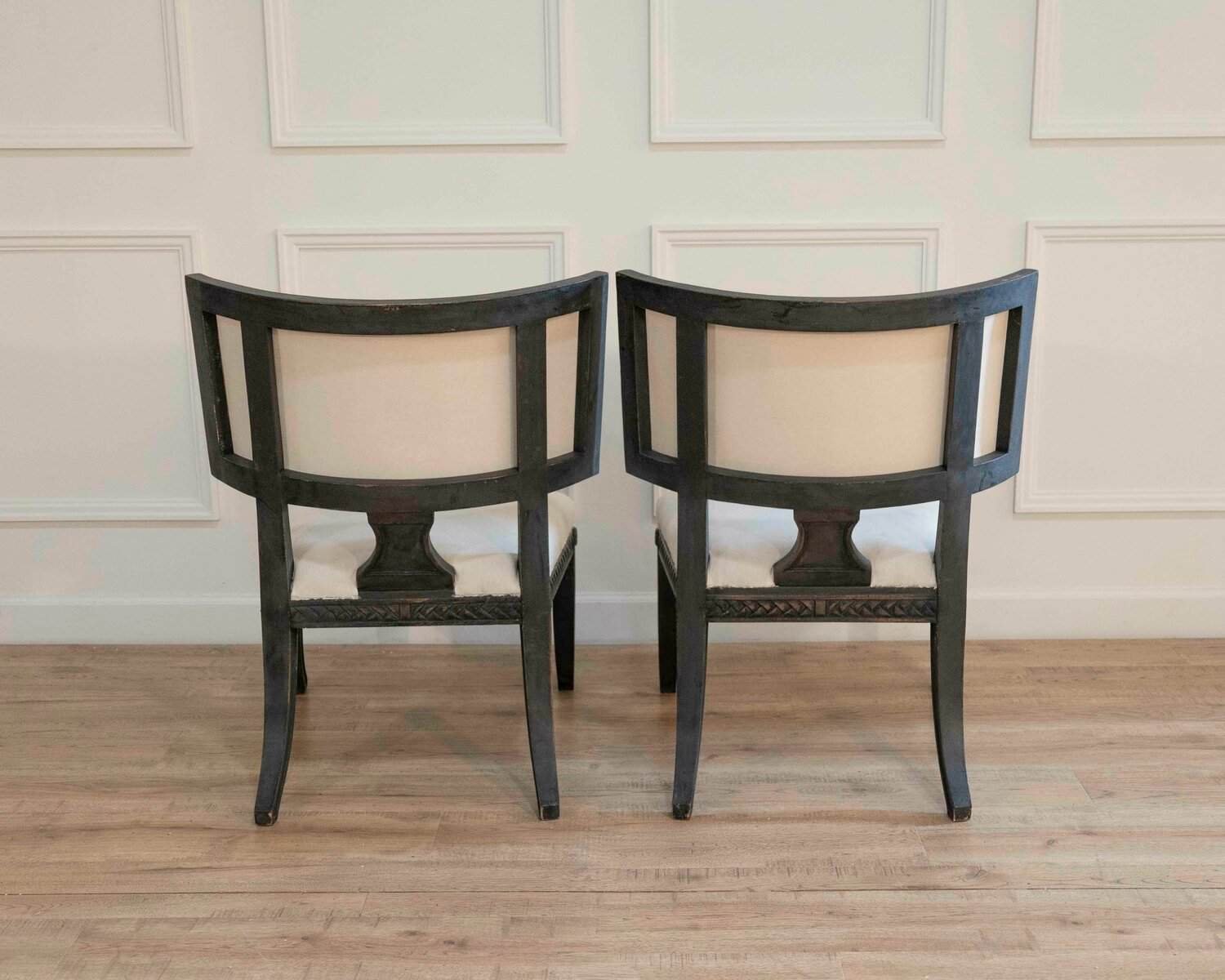 Pair of Swedish Chairs Circa 1900 - JAA