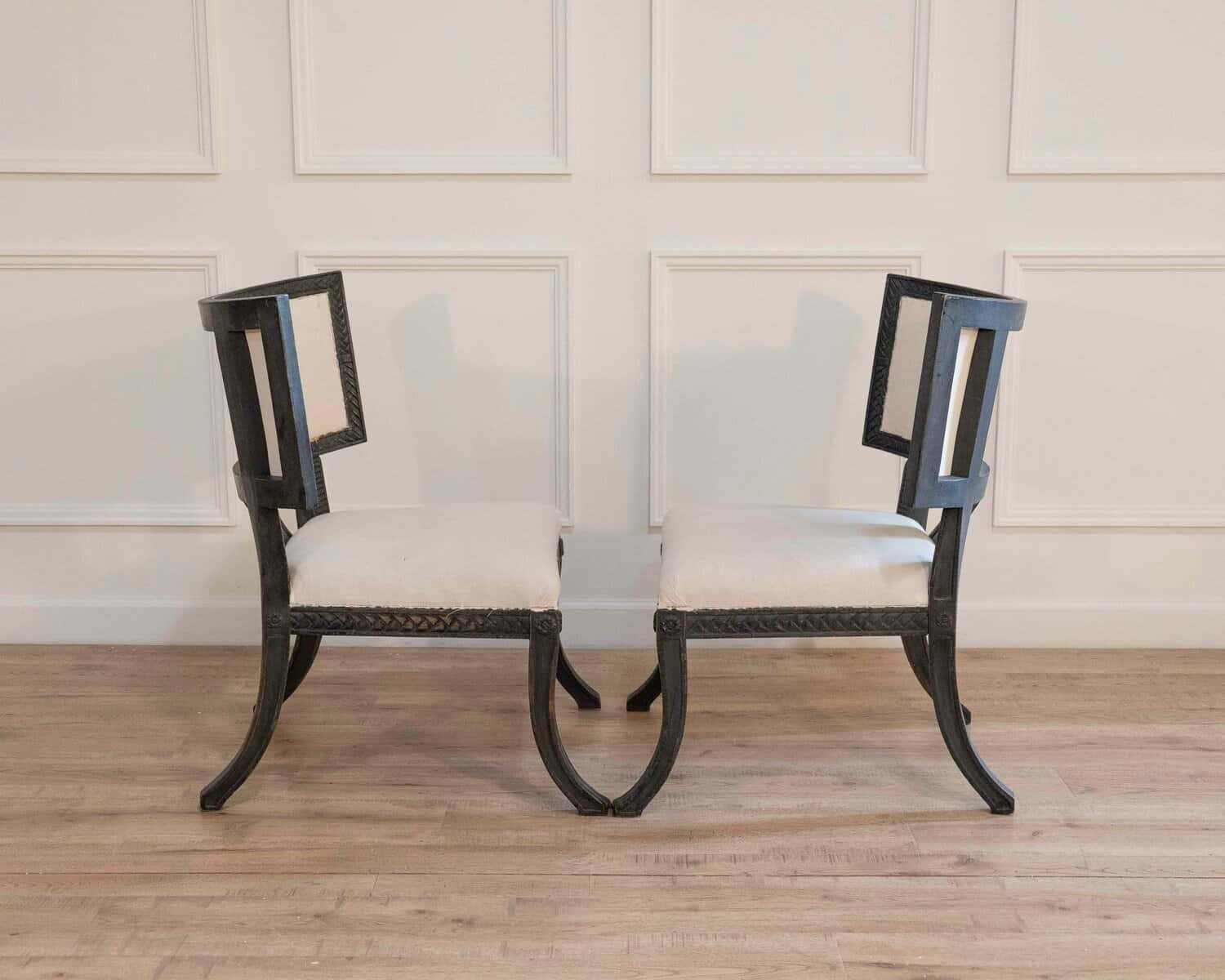 Pair of Swedish Chairs Circa 1900 - JAA