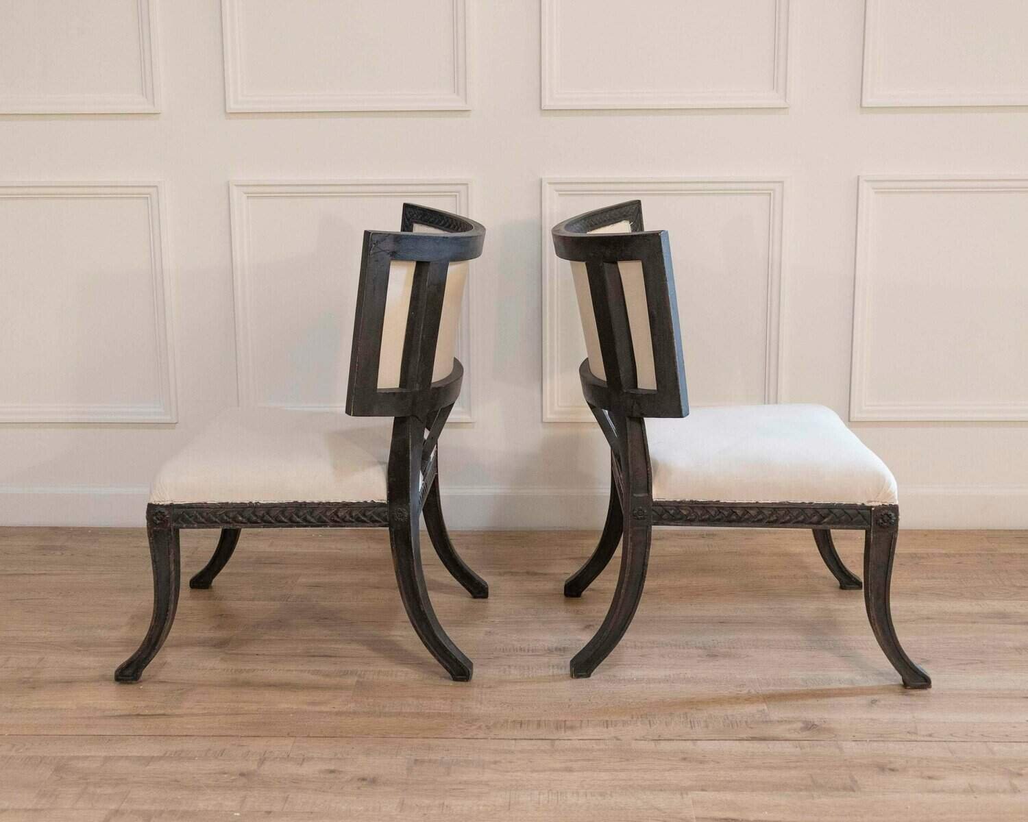 Pair of Swedish Chairs Circa 1900 - JAA