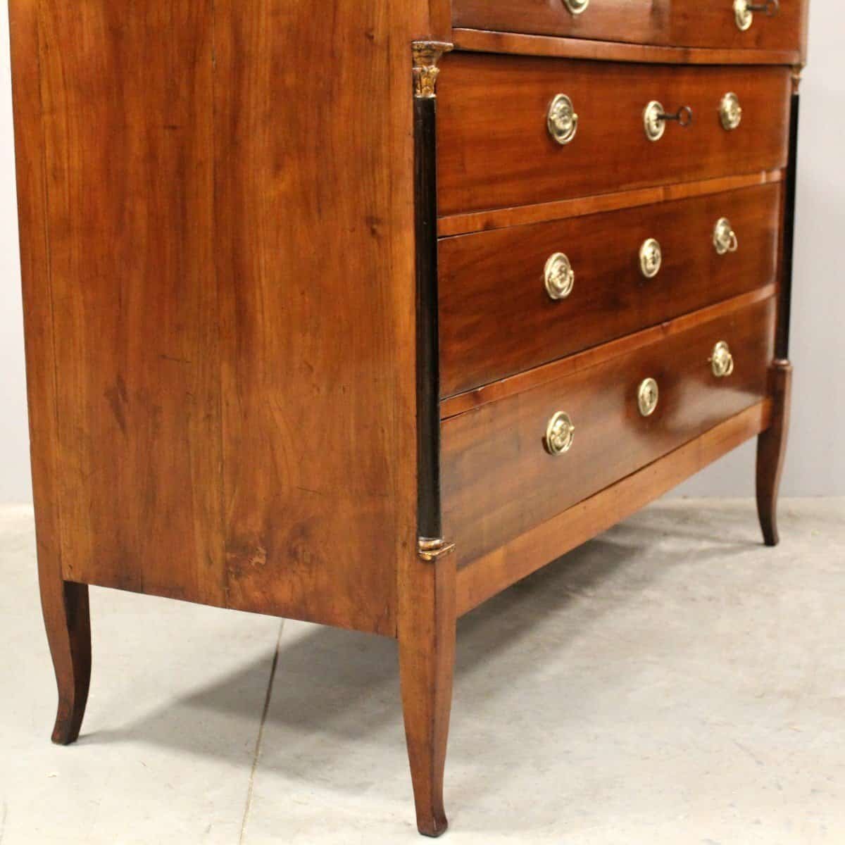 Italian 18th Century Directoire Cherrywood Chest of Drawers - JAA