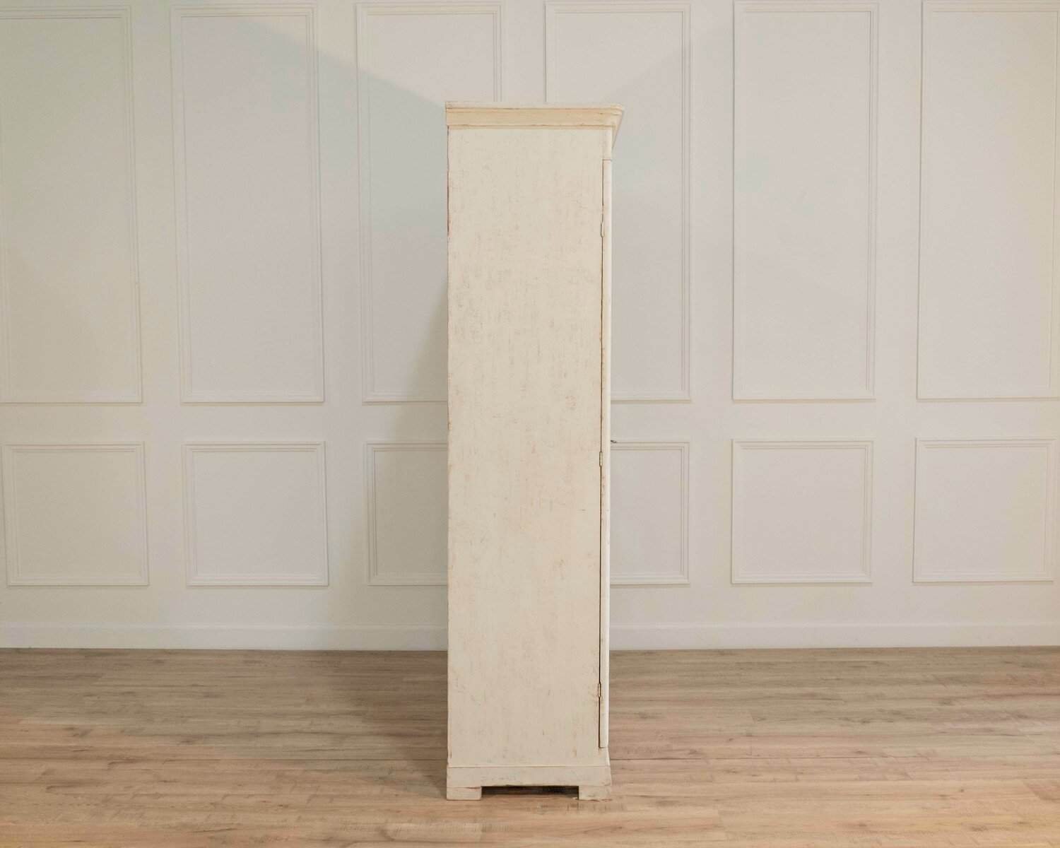 19th Century Swedish Painted Display Cabinet — Gustavian Vitrine - JAA