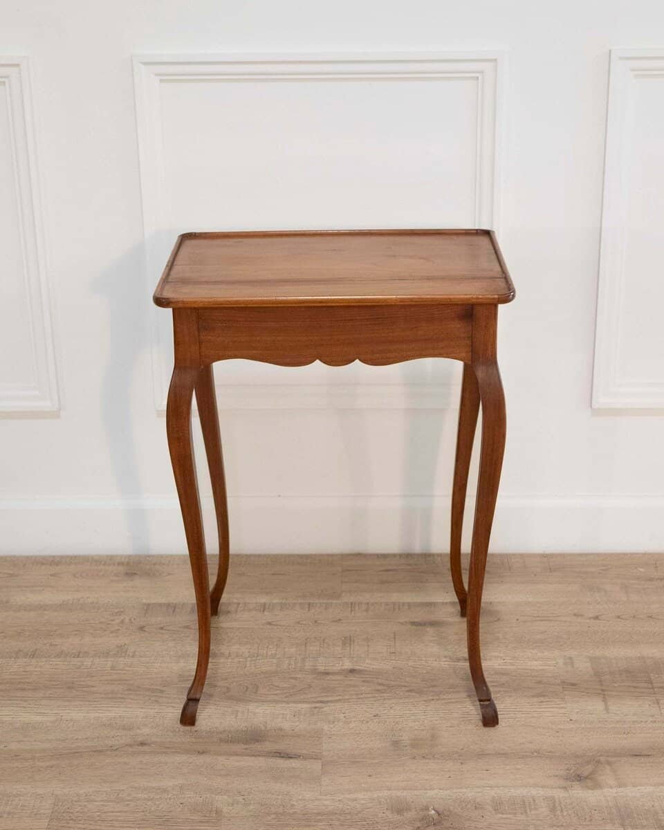 Small Fruitwood Table Louis XV Style - JAA